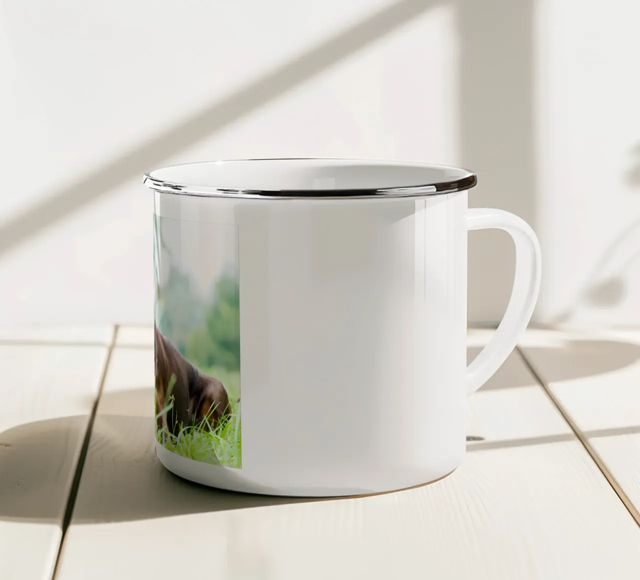 Poster animali 109 tazza in smalto da Korrie Lane