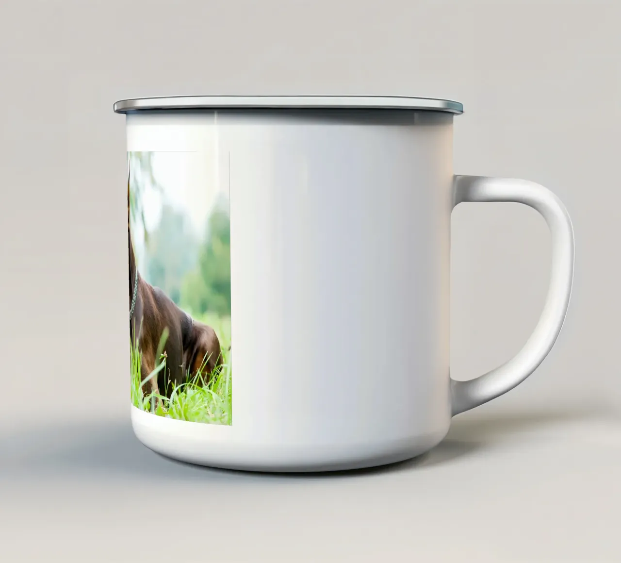Poster animali 109 tazza in smalto da Korrie Lane