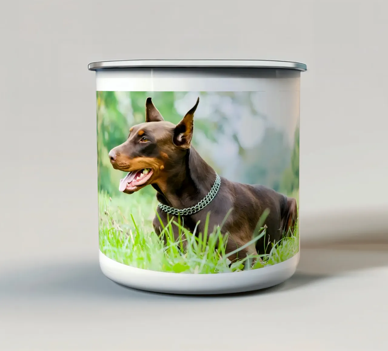 Poster animali 109 tazza in smalto da Korrie Lane