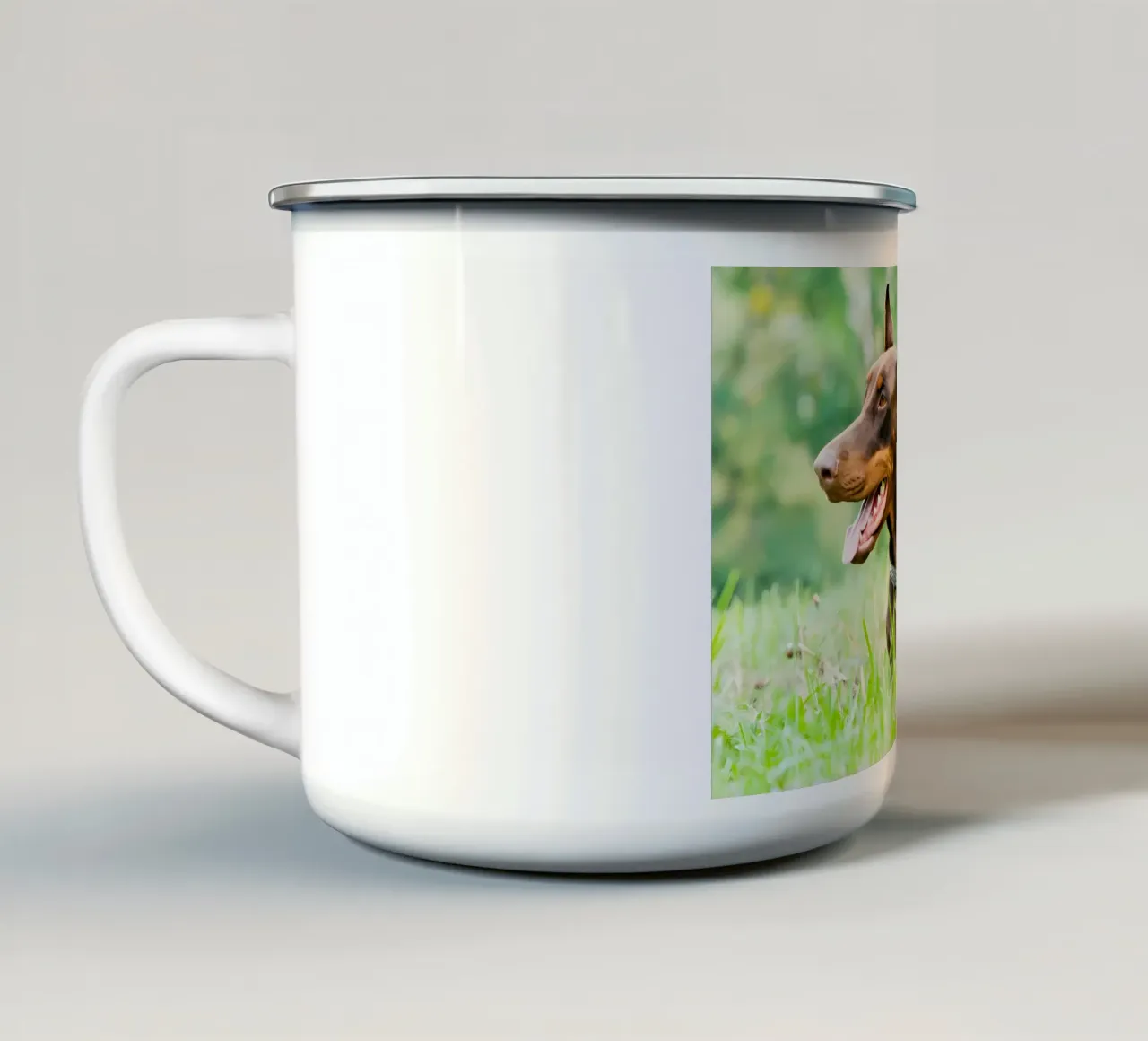 Poster animali 109 tazza in smalto da Korrie Lane