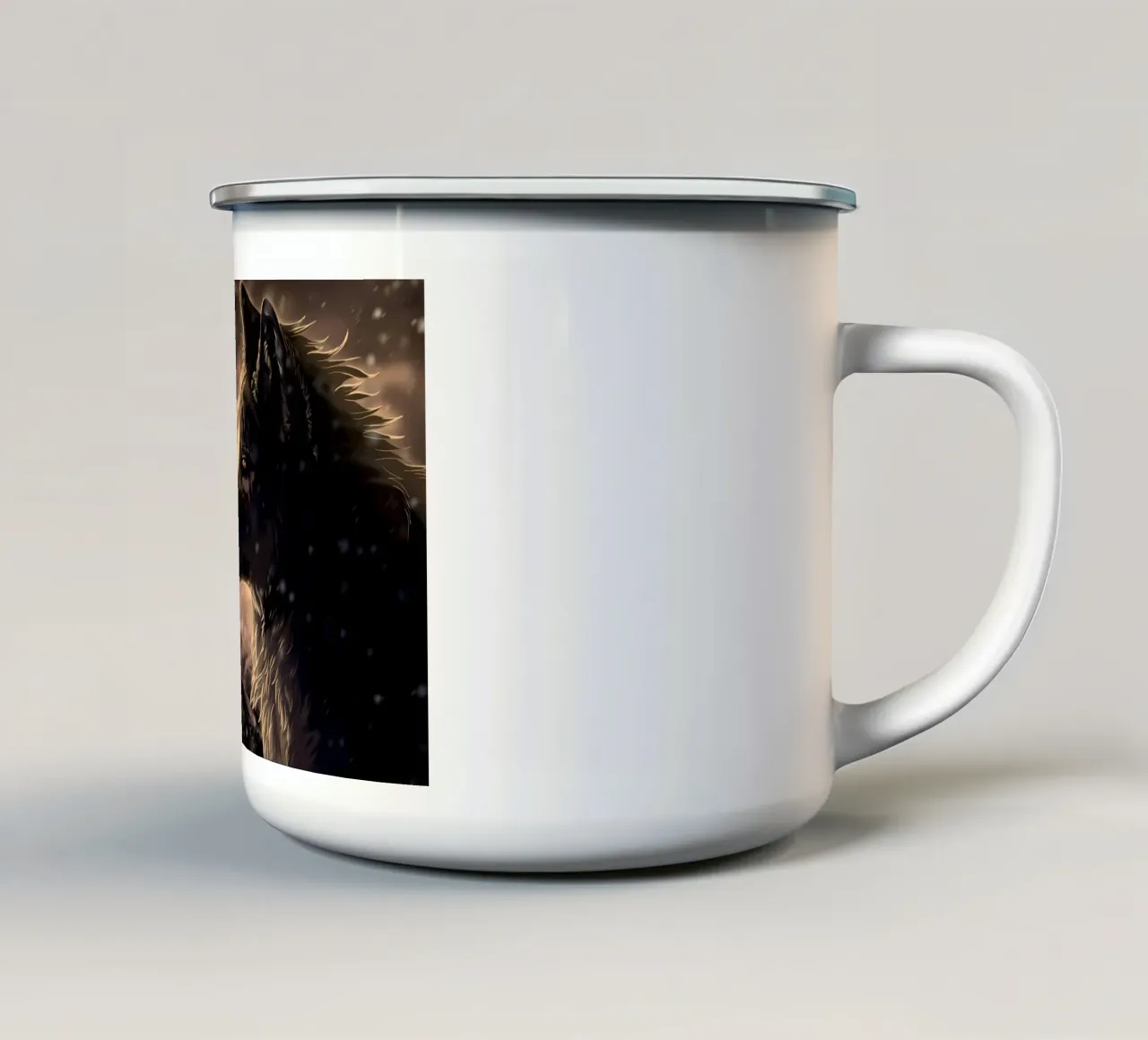Poster animali 110 tazza in smalto da Korrie Lane