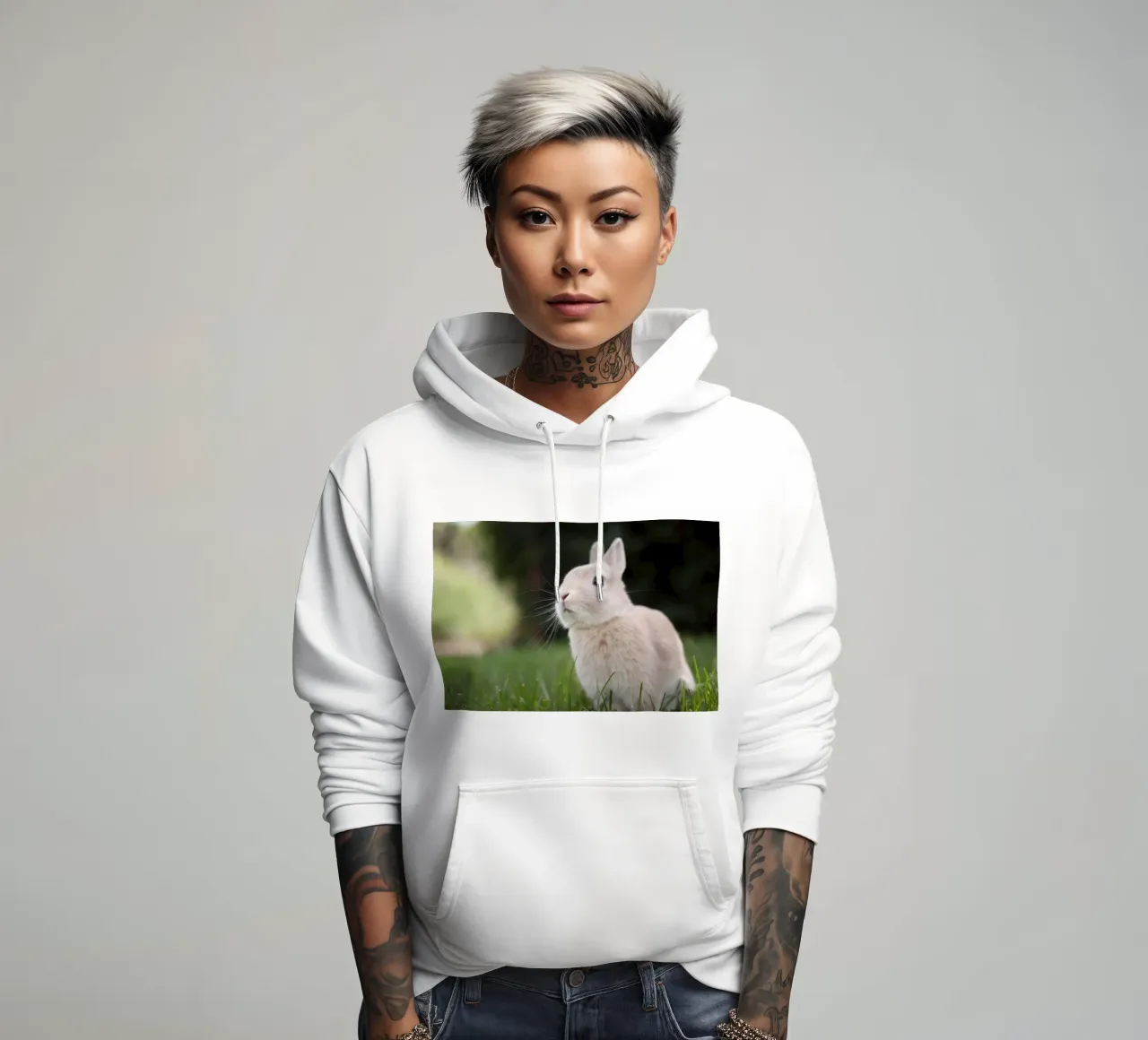 Poster animali 112 felpa con cappuccio da Korrie Lane