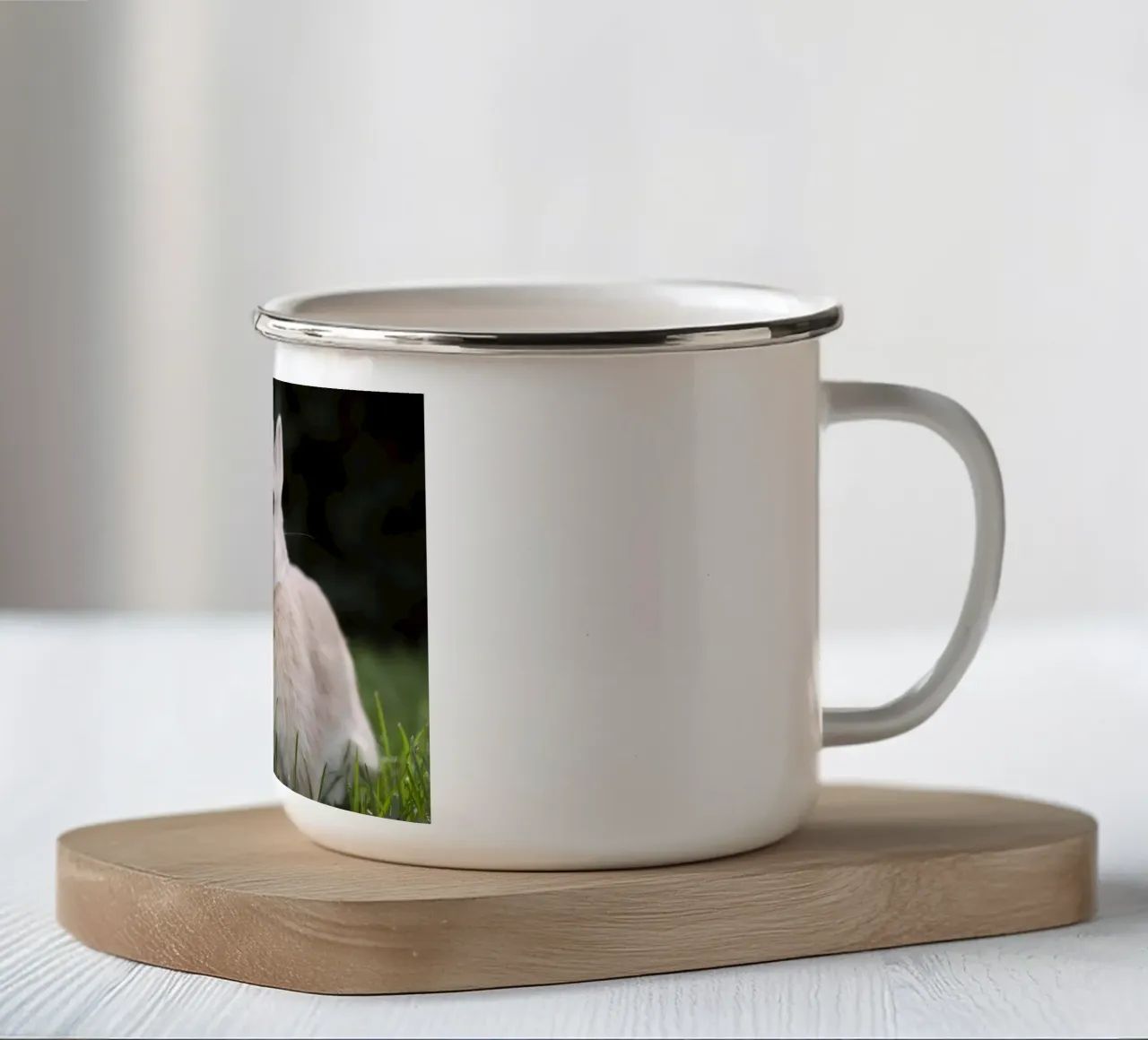 Poster animali 112 tazza in smalto da Korrie Lane