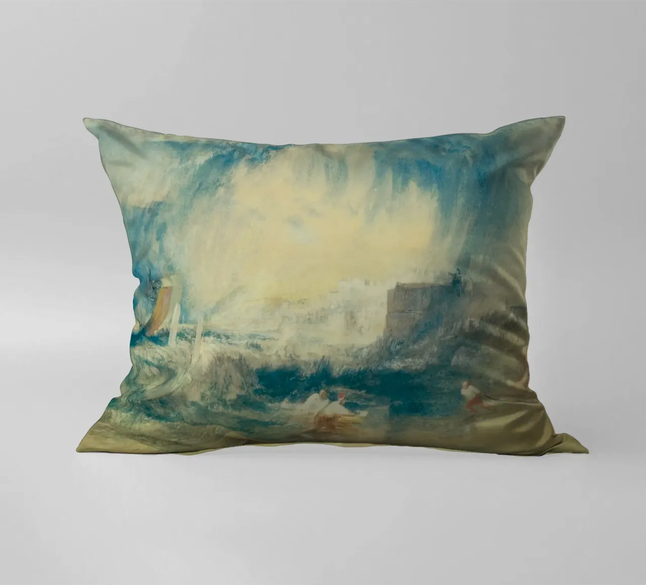 Joseph Mallord William Turner - Lyme Regis cuscino da Timeless Artworks