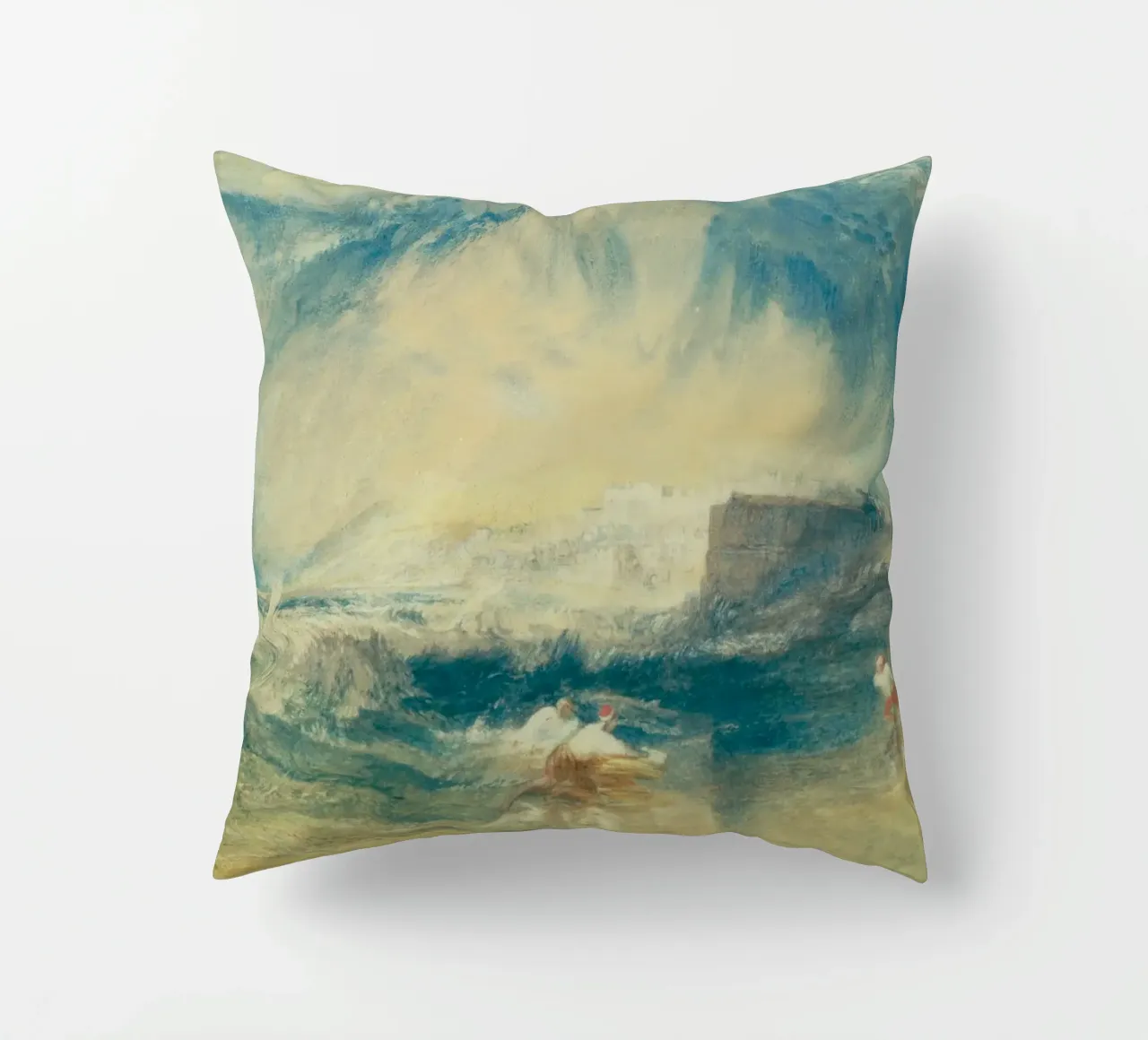 Joseph Mallord William Turner - Lyme Regis cuscino da Timeless Artworks