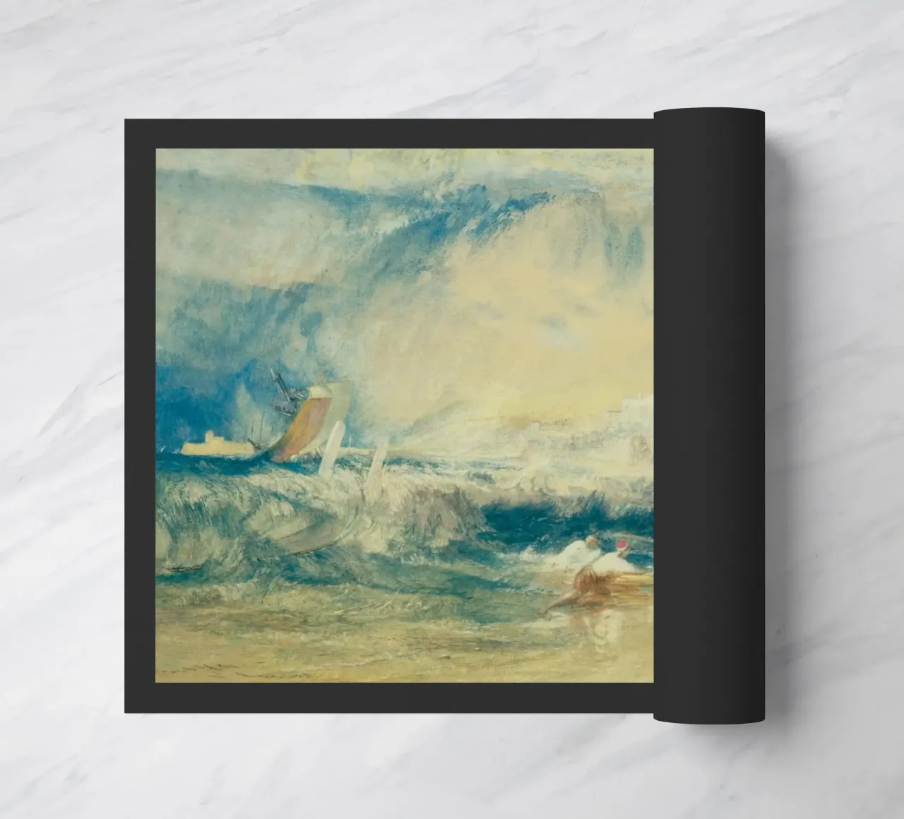 Joseph Mallord William Turner - Lyme Regis zerbino da Timeless Artworks