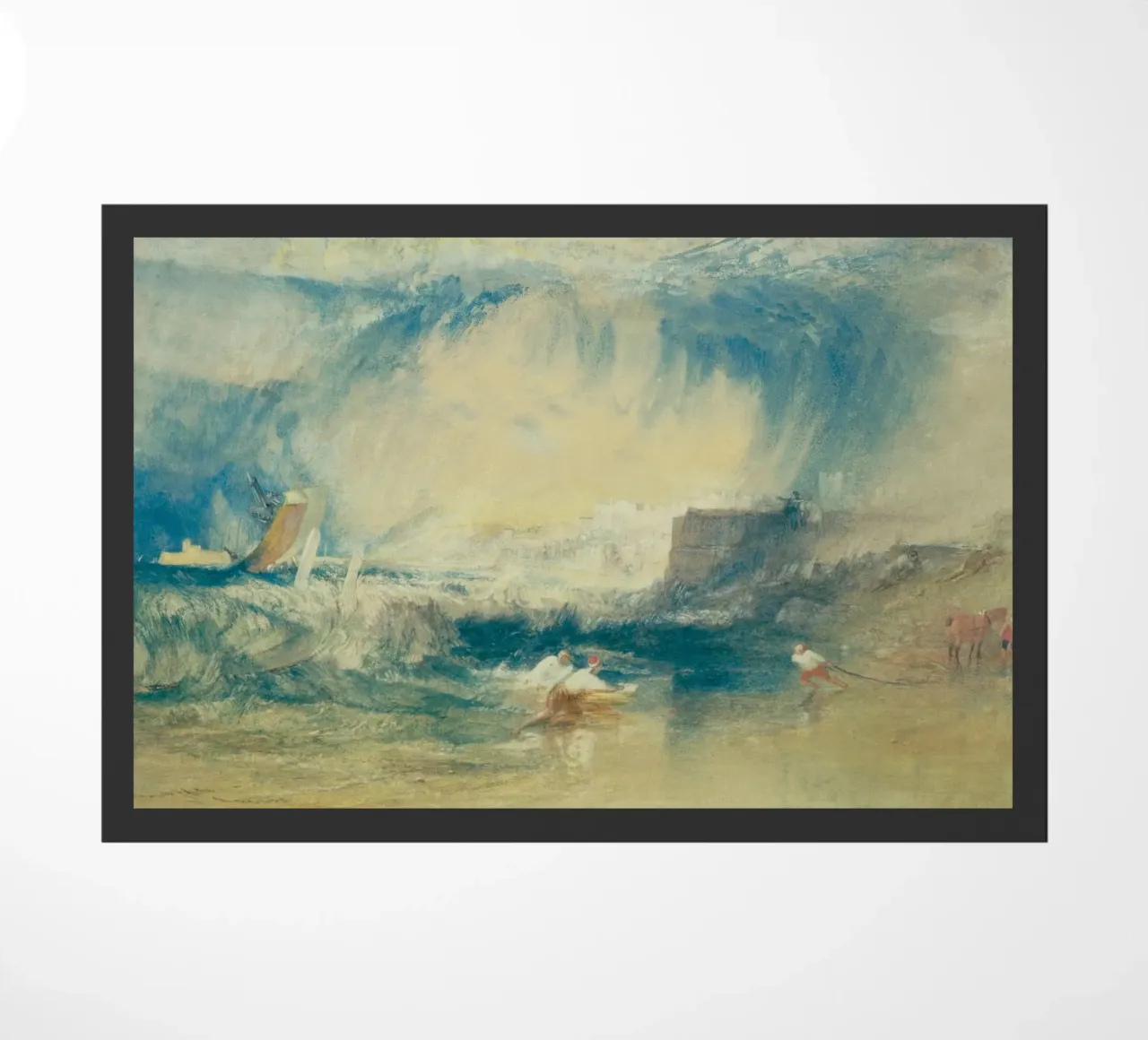 Joseph Mallord William Turner - Lyme Regis zerbino da Timeless Artworks