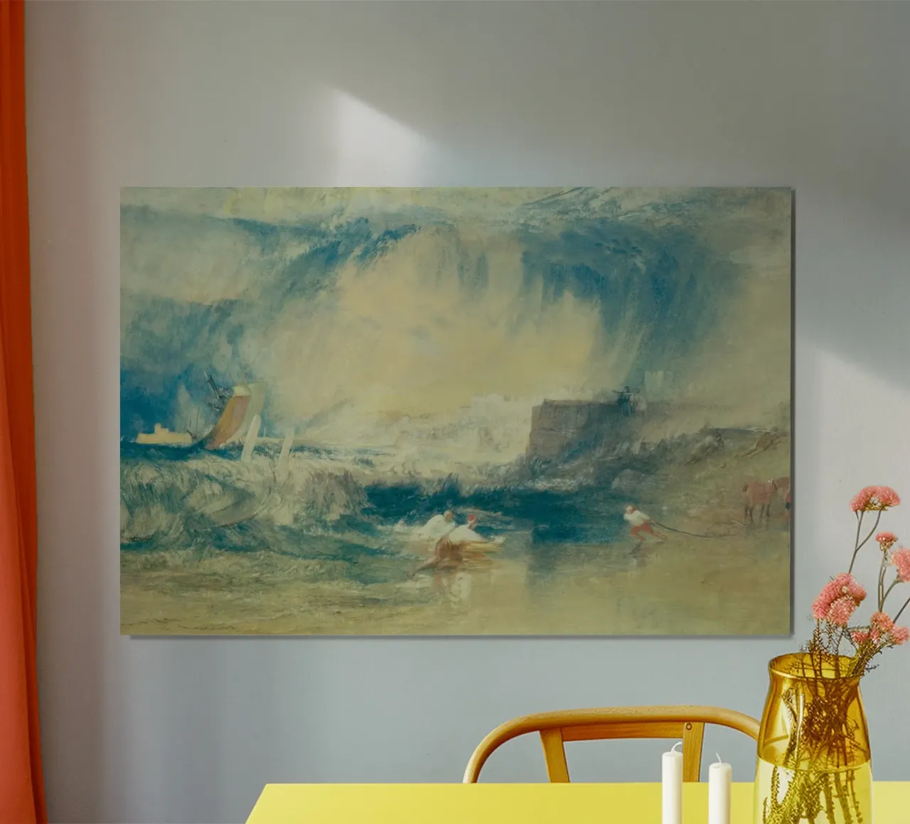 Joseph Mallord William Turner - Lyme Regis carta hahnemühle da Timeless Artworks