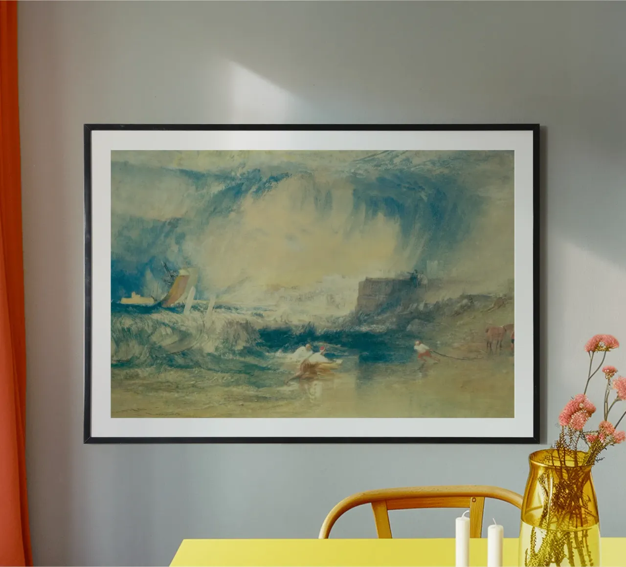 Joseph Mallord William Turner - Lyme Regis carta hahnemühle da Timeless Artworks