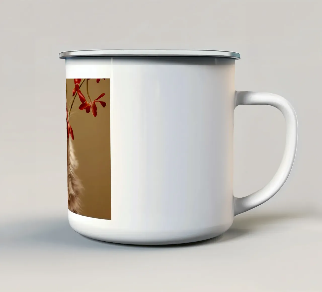 Poster animali 113 tazza in smalto da Korrie Lane