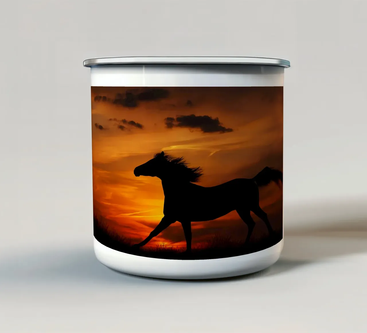 Poster animali 114 tazza in smalto da Korrie Lane