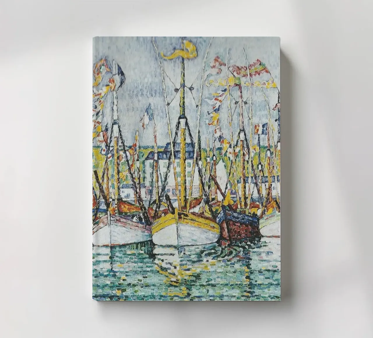 Paul Signac - Blessing of the tuna boats in Groix notebook by Timeless Artworks