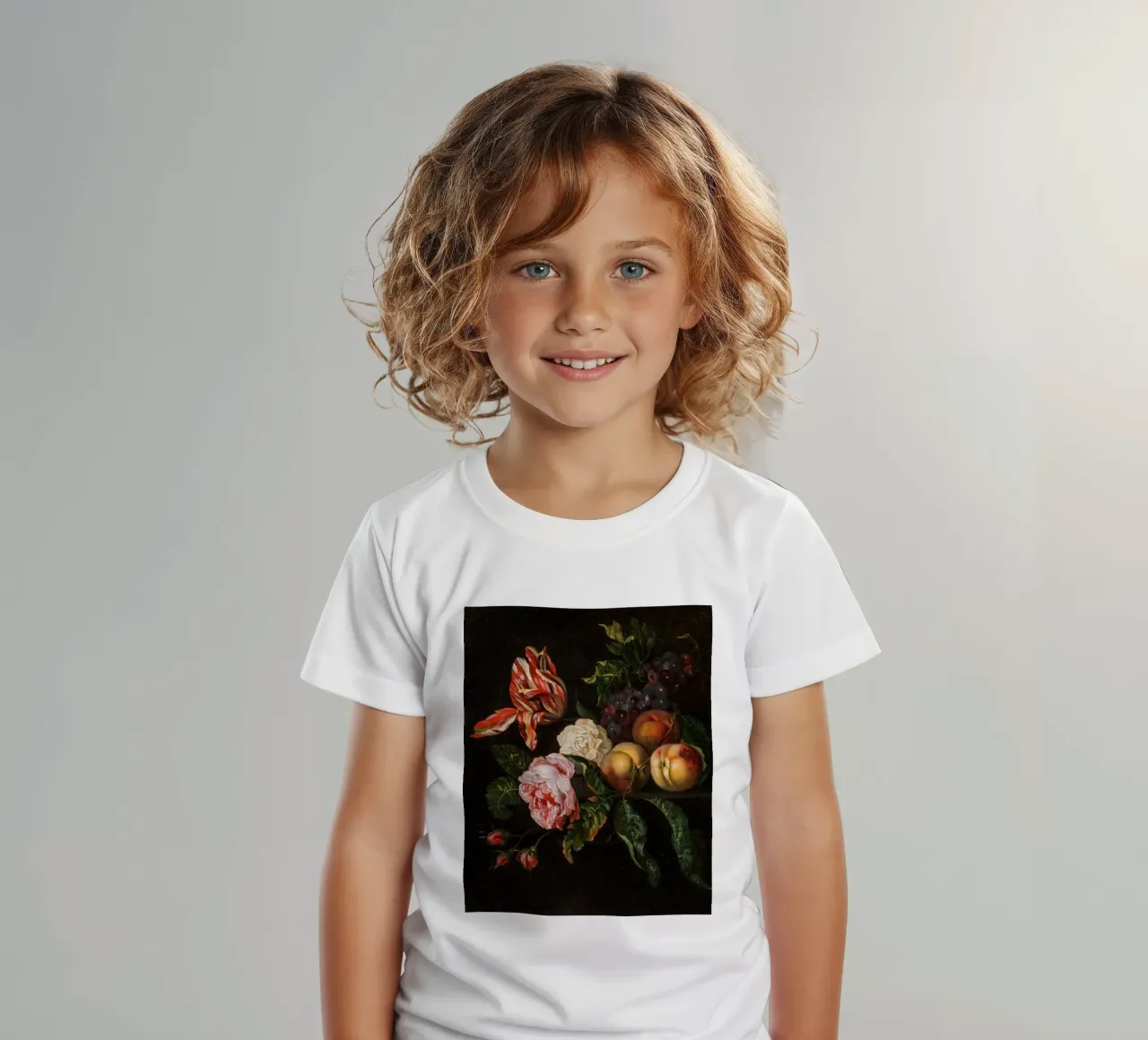 Ernest Stuven Natura morta con pesche t-shirt bambini da Timeless Artworks