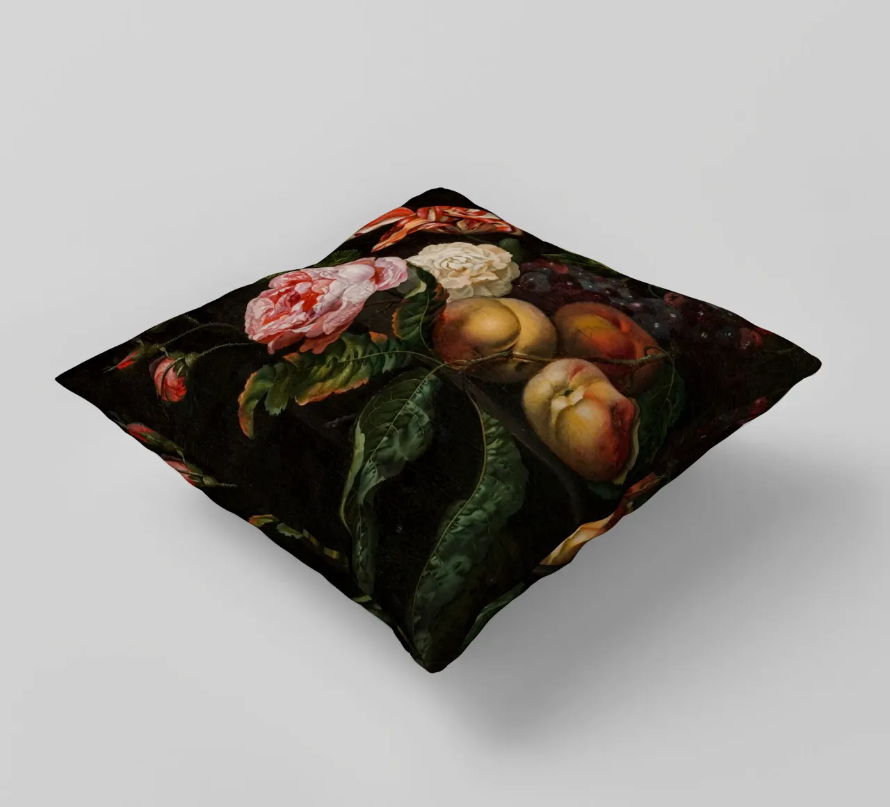Ernest Stuven Natura morta con pesche cuscino da Timeless Artworks