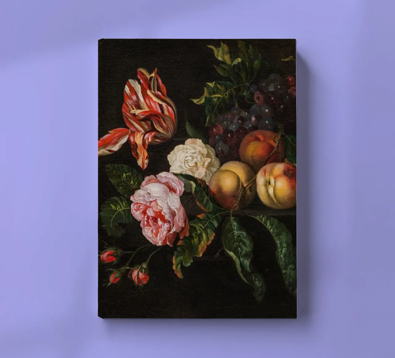 Ernest Stuven Still-life with peaches notebook by Timeless Artworks