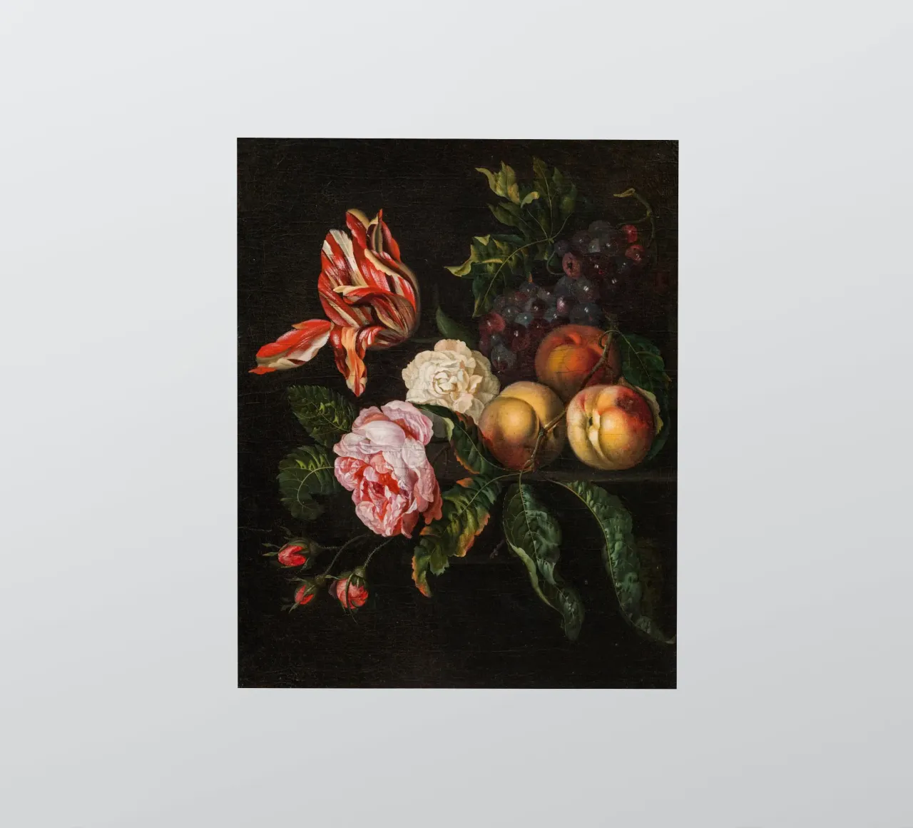 Ernest Stuven Stilleven met perziken sticker van Timeless Artworks