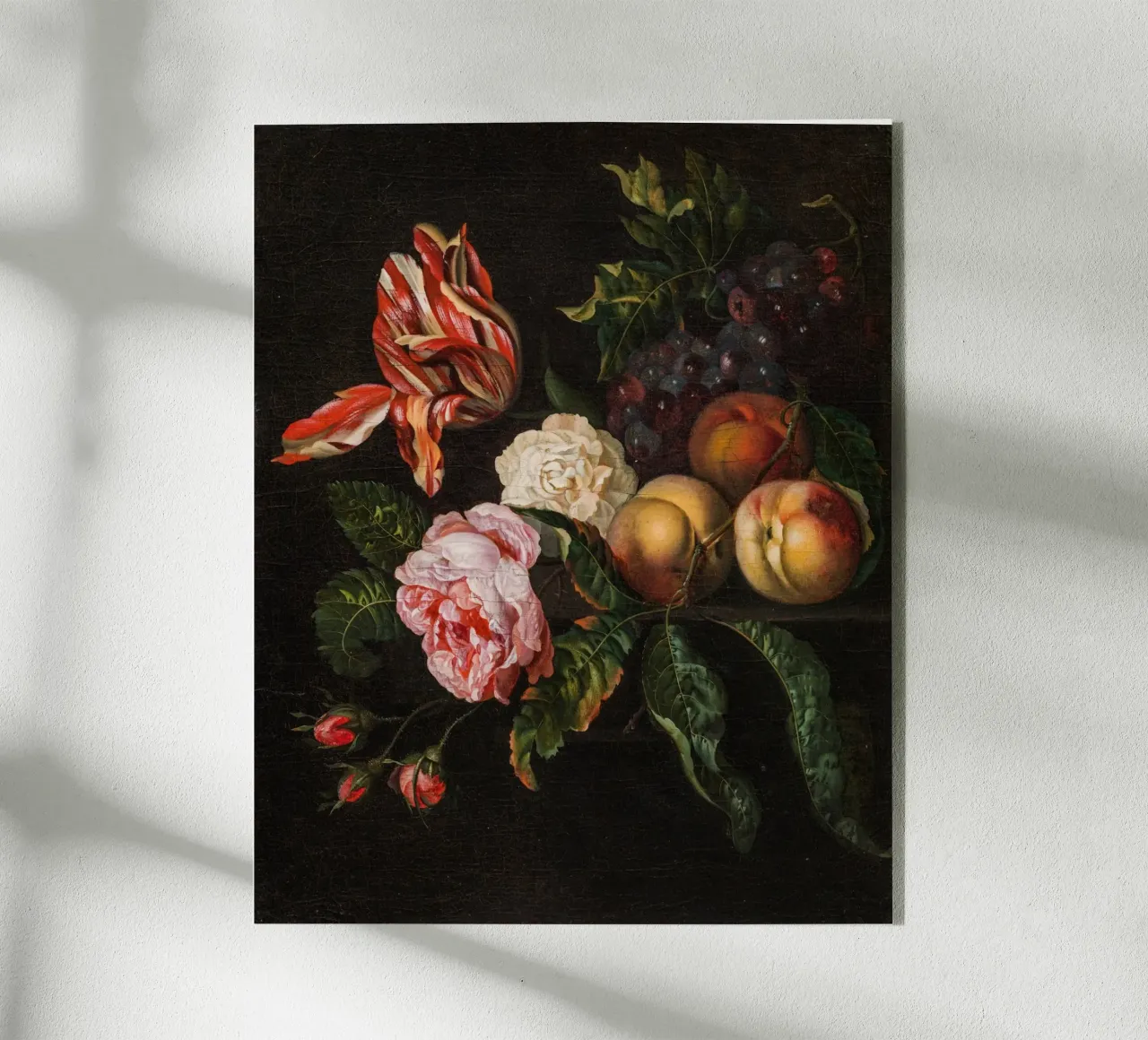 Ernest Stuven Natura morta con pesche plexiglass da Timeless Artworks