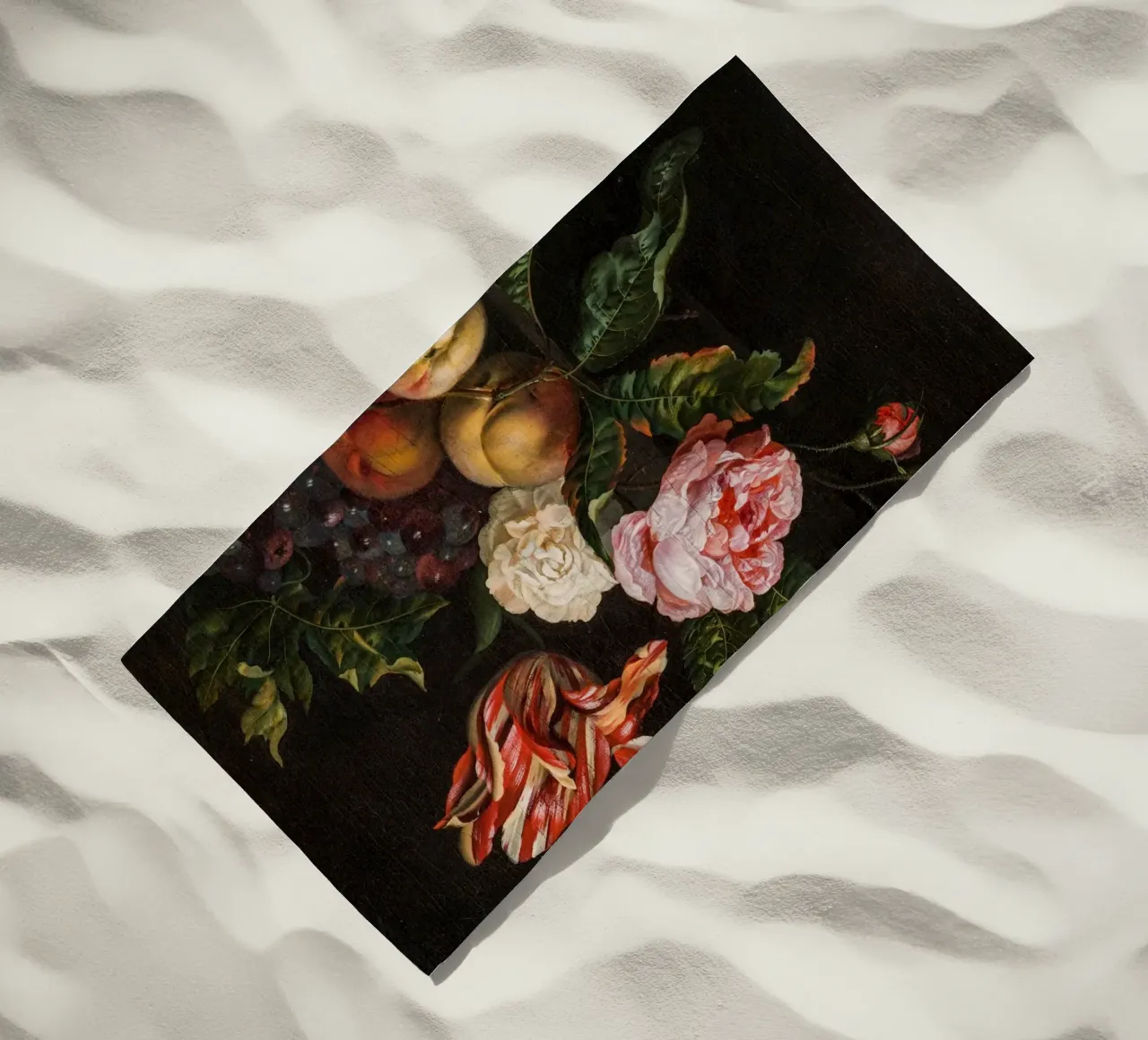 Ernest Stuven Natura morta con pesche telo mare da Timeless Artworks