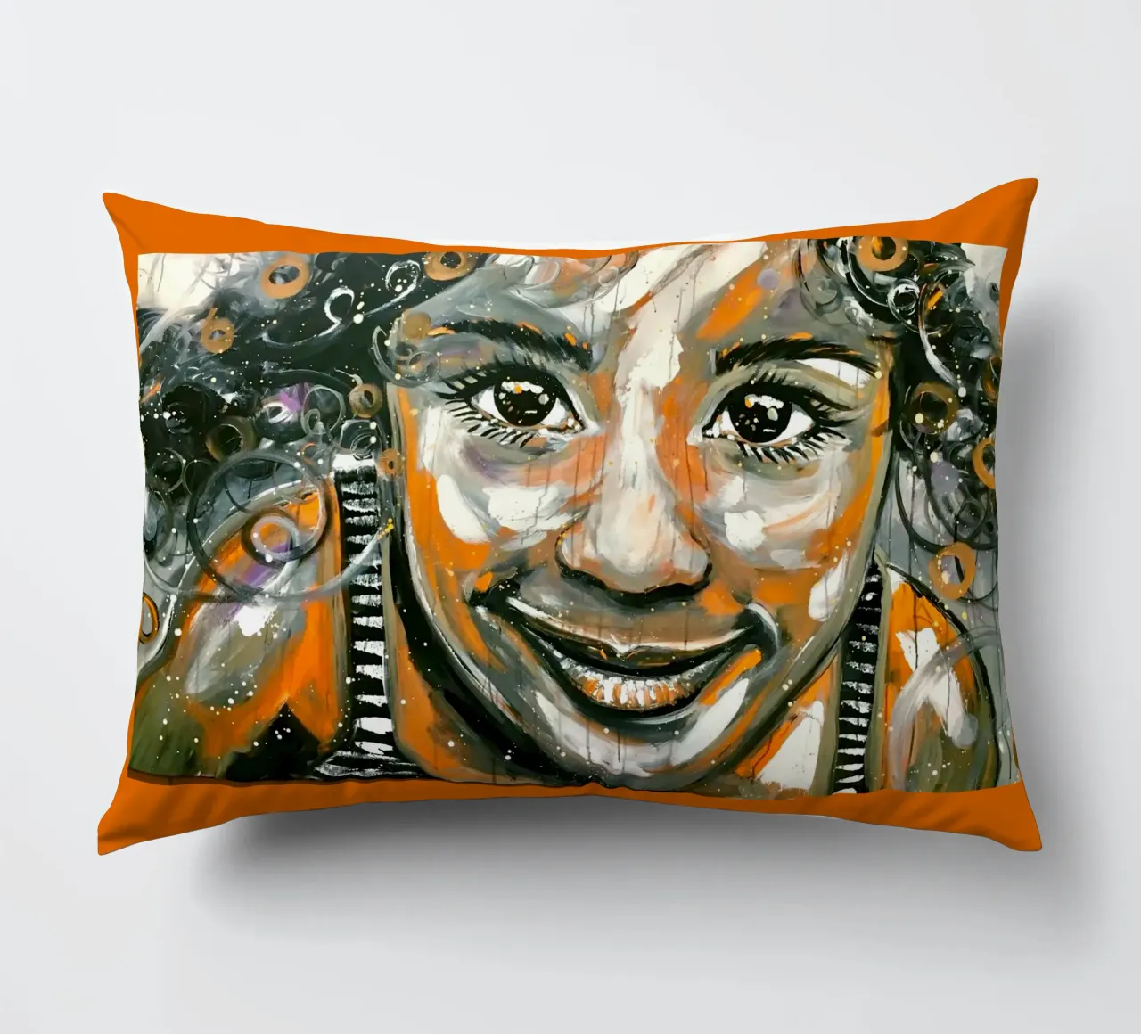 Un sorriso per voi cuscino da Happy 😃 Art 🎨 by Christine Schnoell