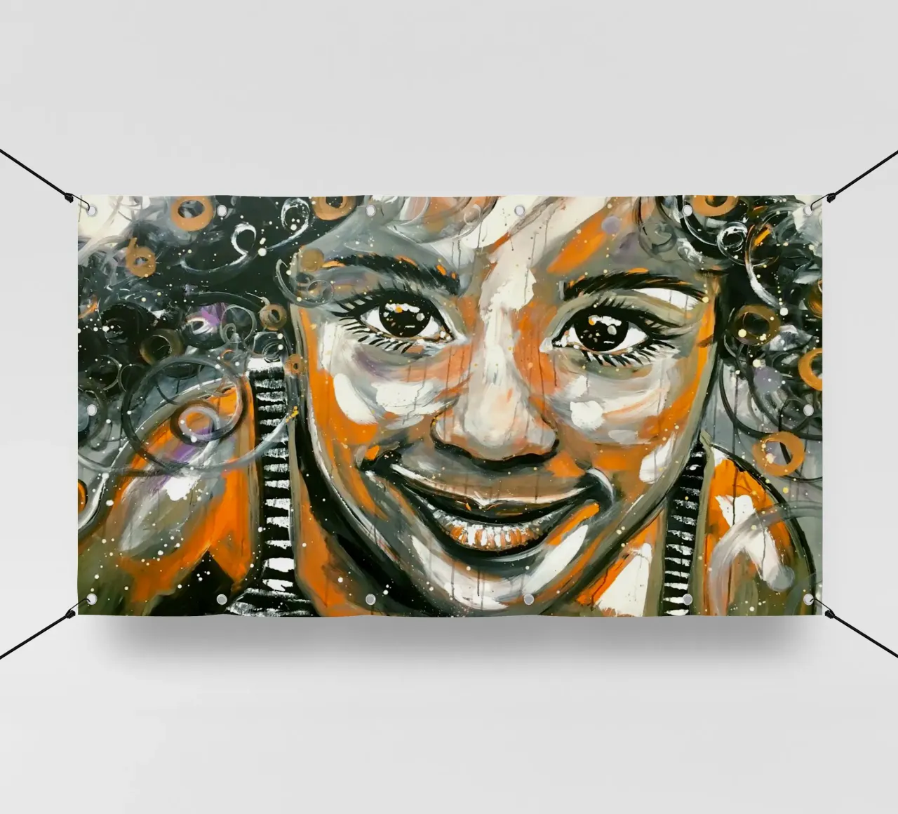 Un sorriso per voi telo in pvc da Happy 😃 Art 🎨 by Christine Schnoell