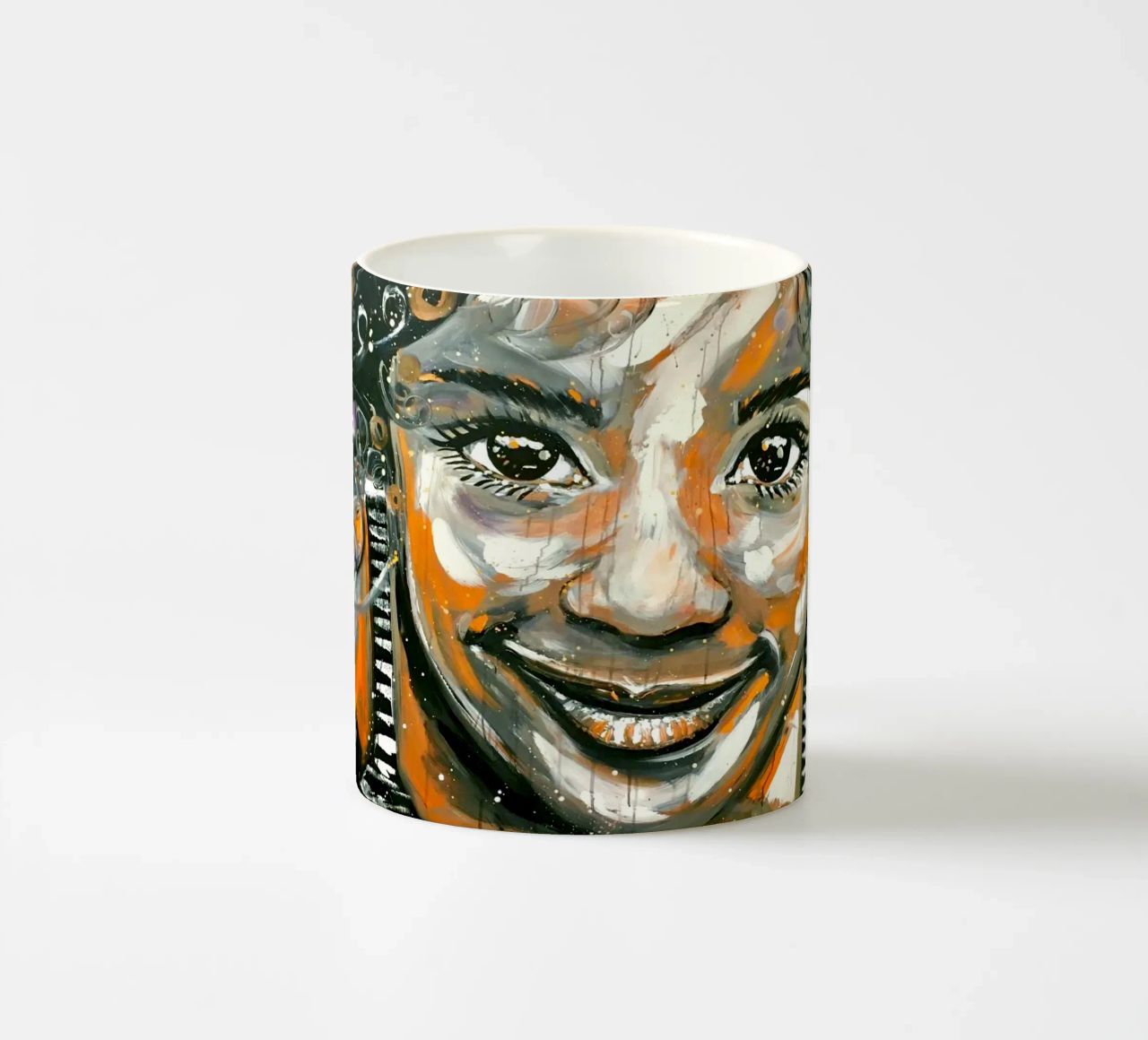 Un sorriso per voi tazza in ceramica da Happy 😃 Art 🎨 by Christine Schnoell
