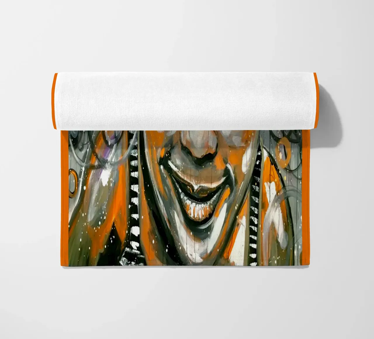 Un sorriso per voi telo mare da Happy 😃 Art 🎨 by Christine Schnoell