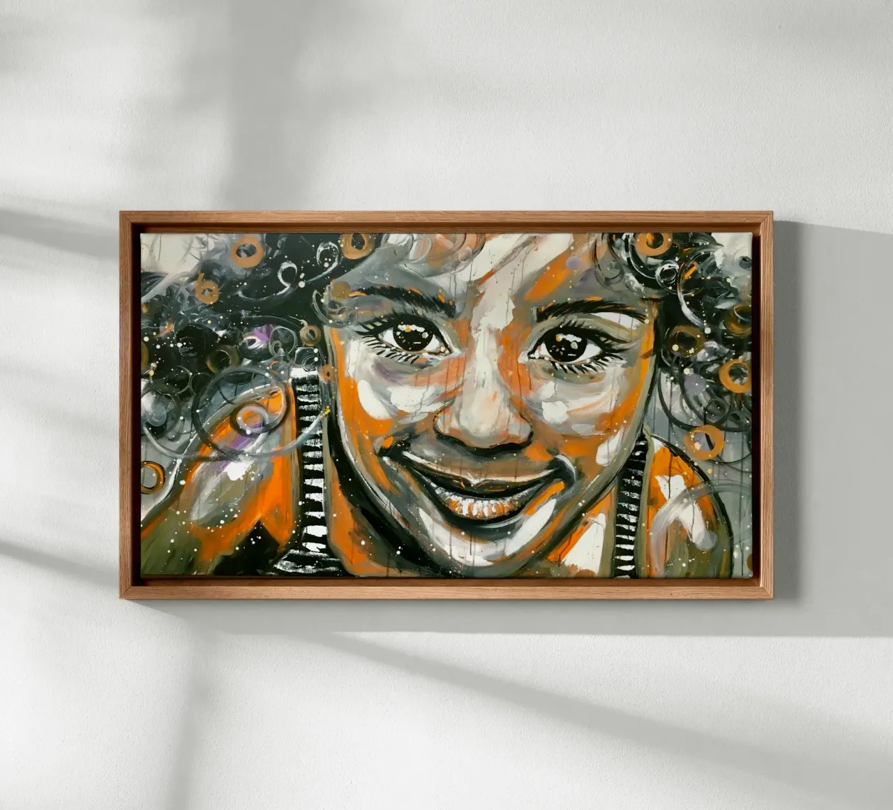 Un sorriso per voi tela da Happy 😃 Art 🎨 by Christine Schnoell