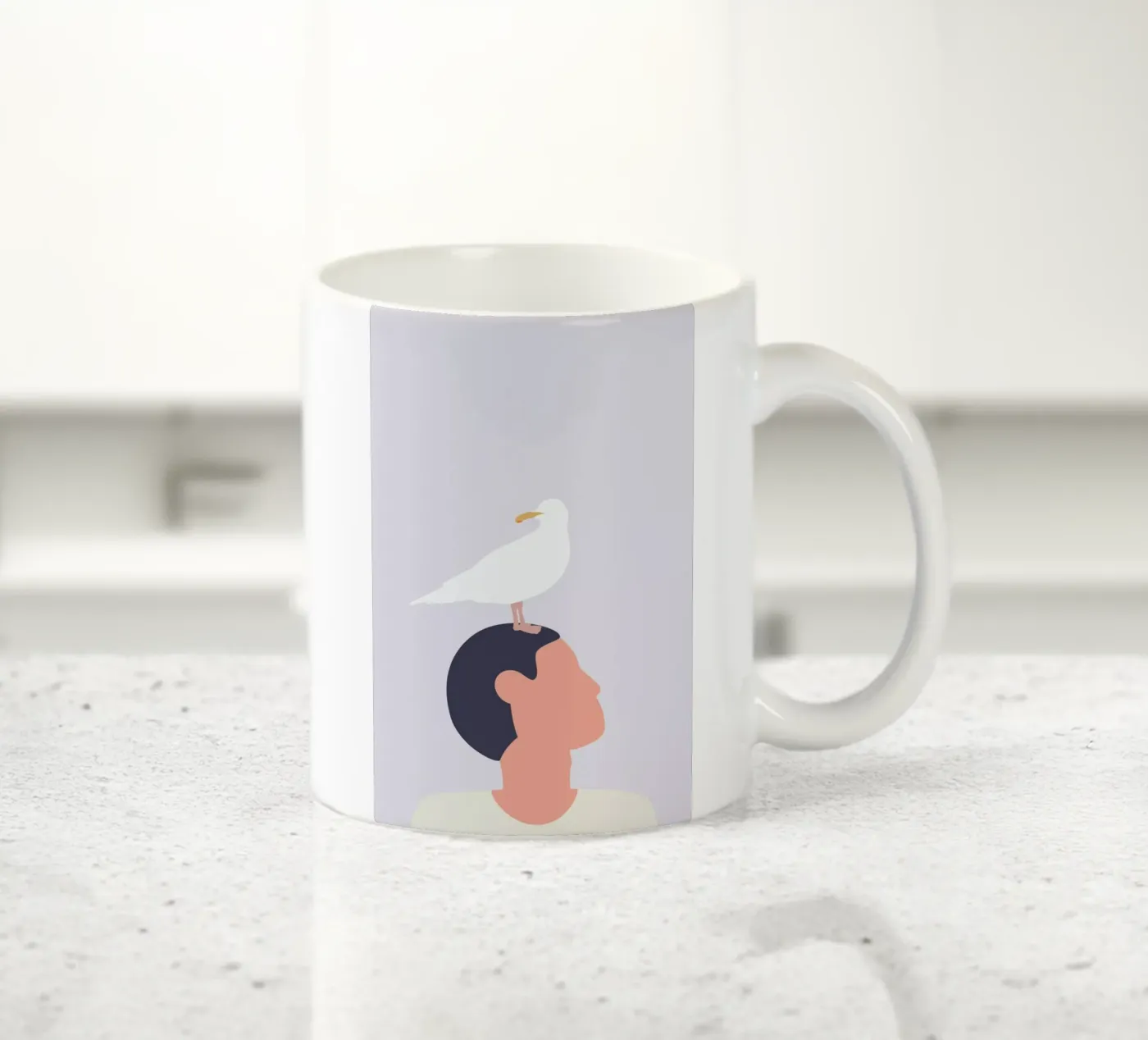 Mågefugle ceramic mug by Swen Swensøn