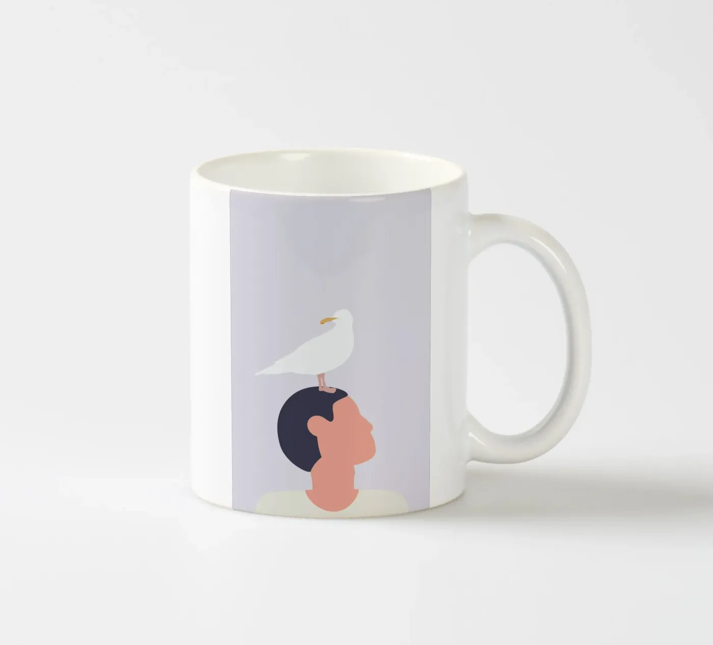 Mågefugle ceramic mug by Swen Swensøn