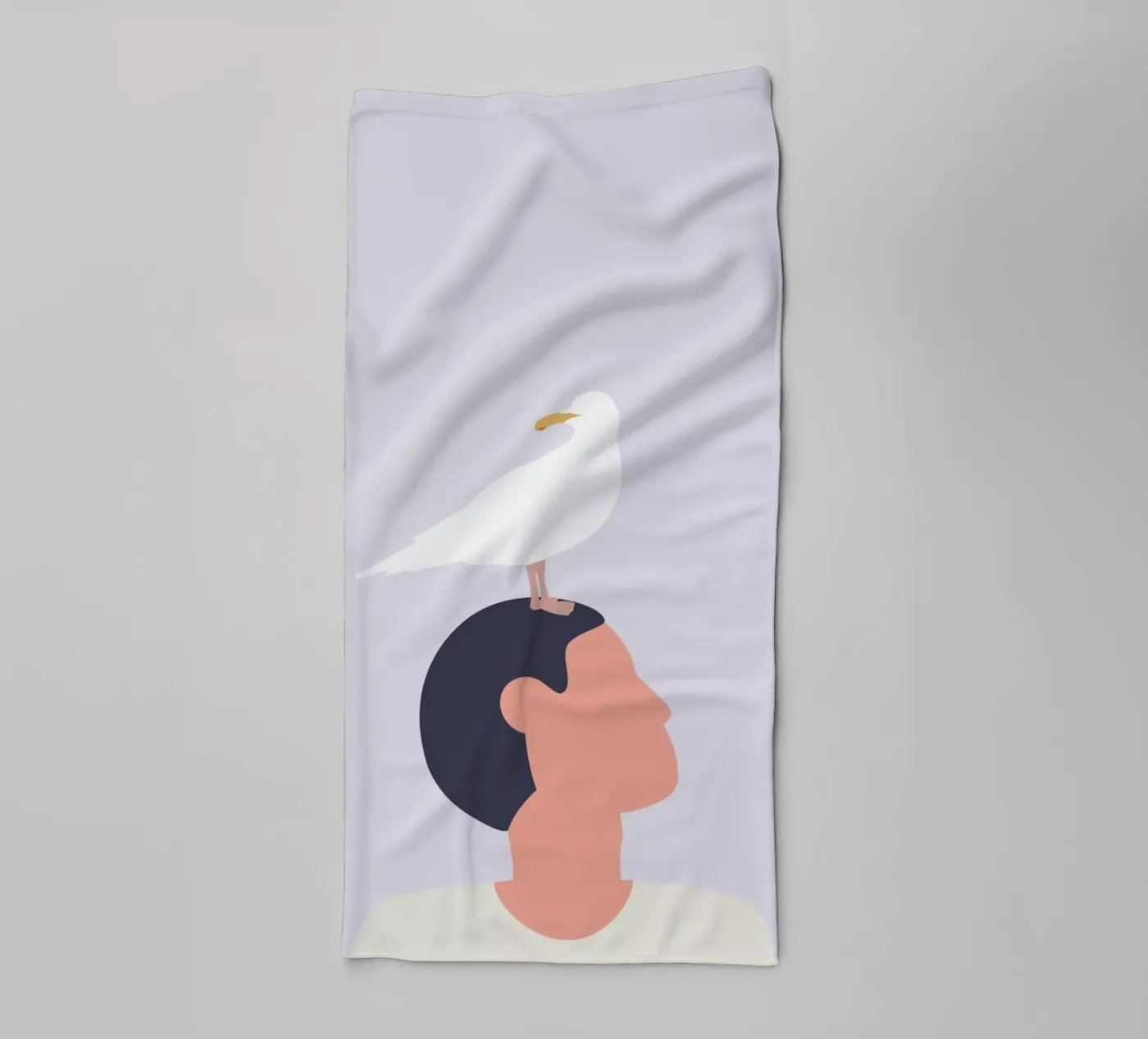 Mågefugle badhanddoek van Swen Swensøn