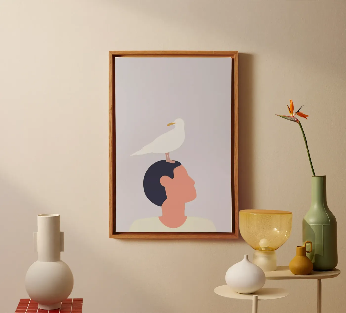 Mågefugle canvas van Swen Swensøn