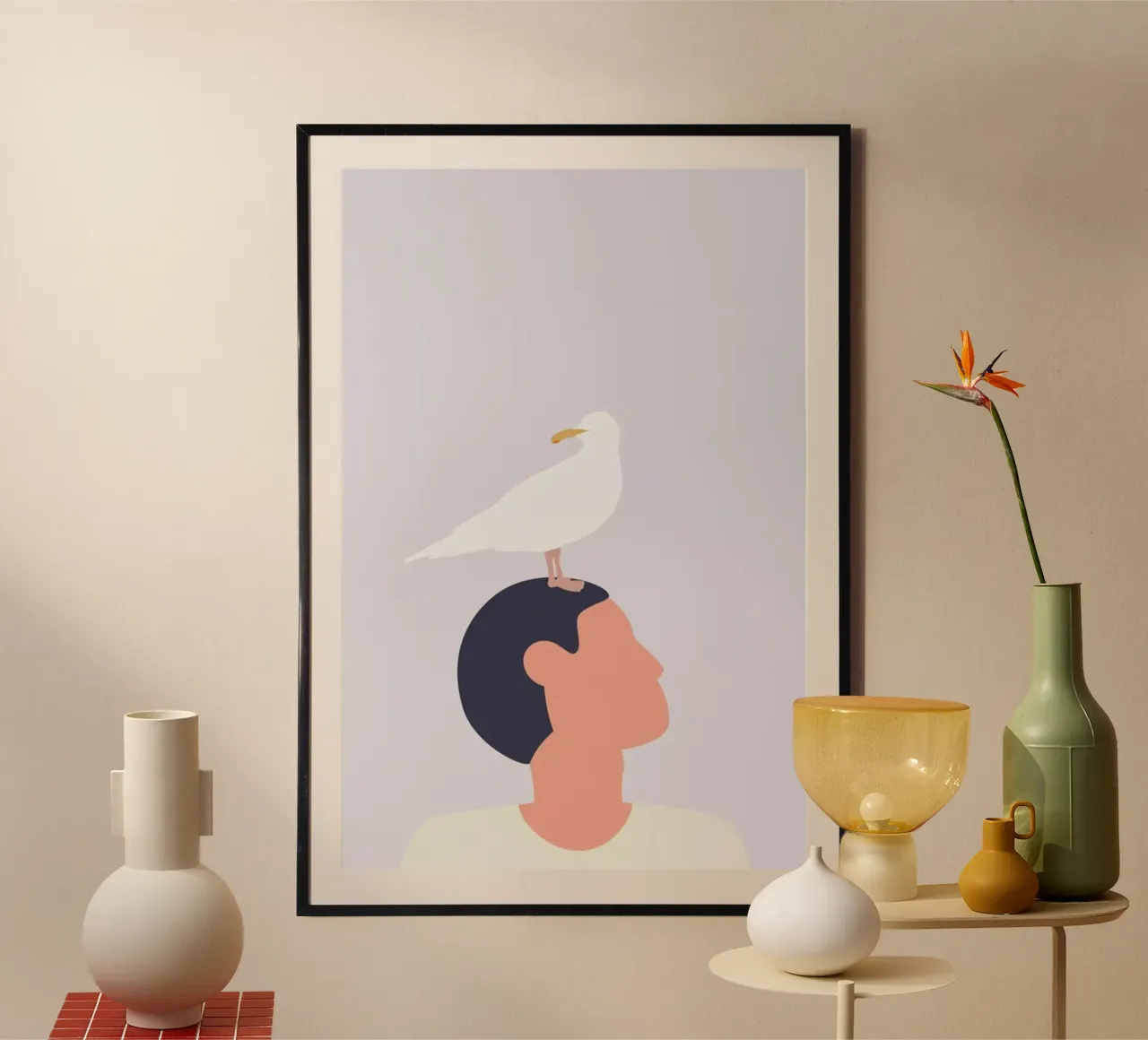 Mågefugle poster da Swen Swensøn