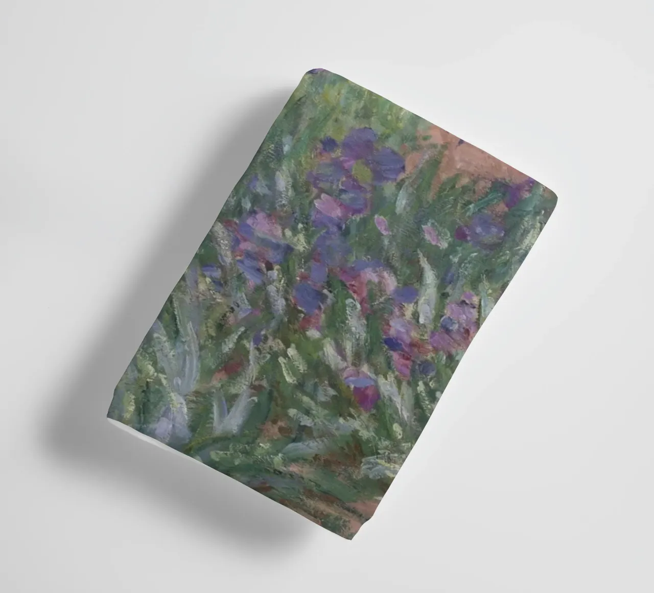 Claude Monet - The iris garden at Giverny towel by Timeless Artworks