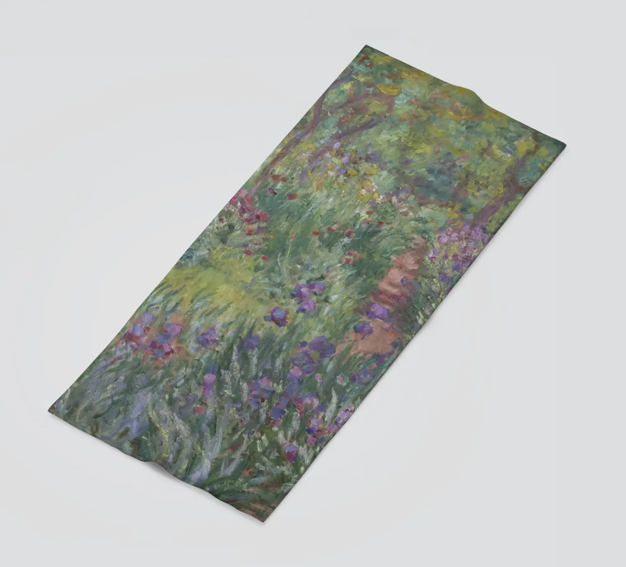 Claude Monet - Il giardino degli iris a Giverny telo mare da Timeless Artworks