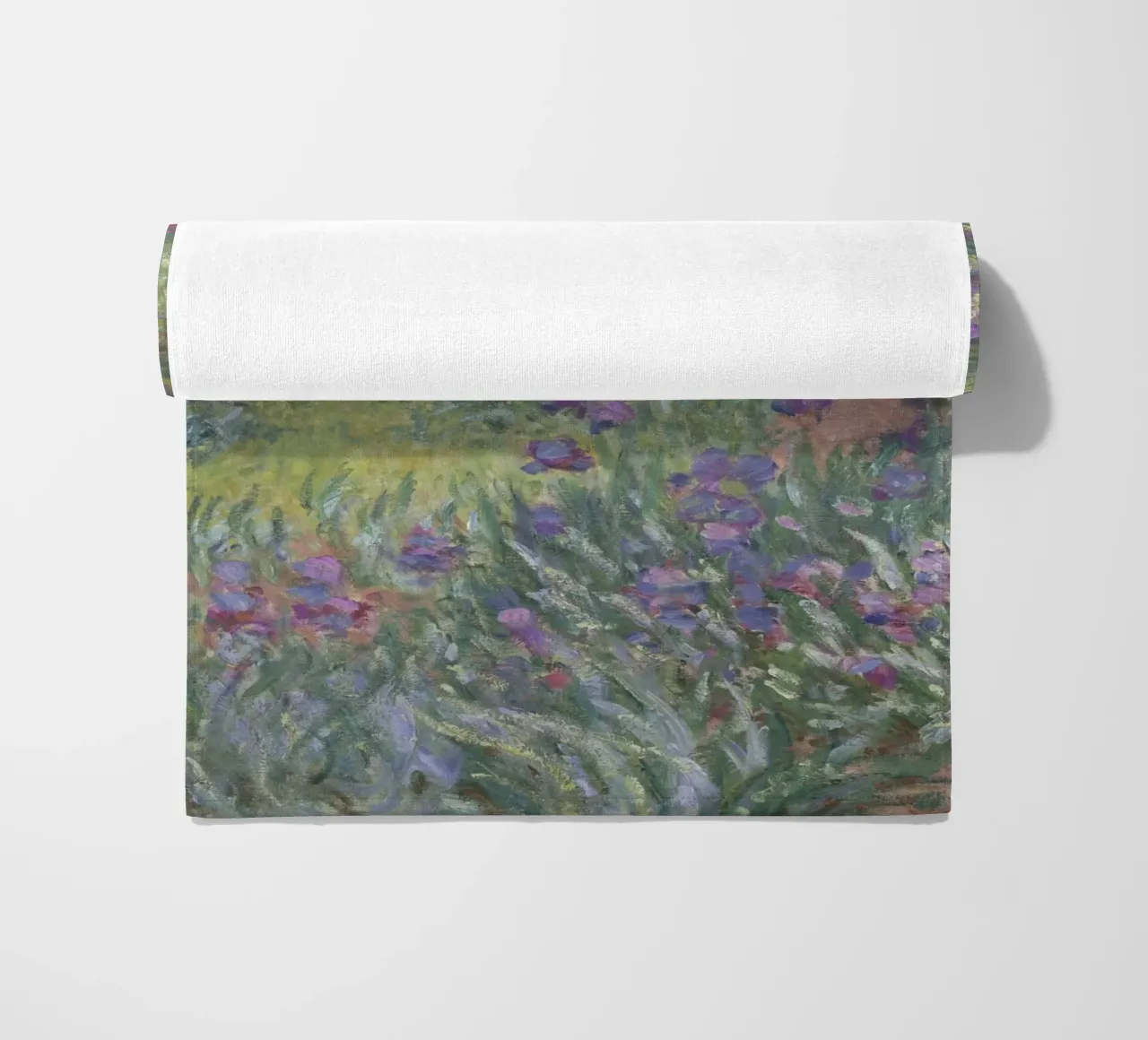 Claude Monet - Il giardino degli iris a Giverny telo mare da Timeless Artworks