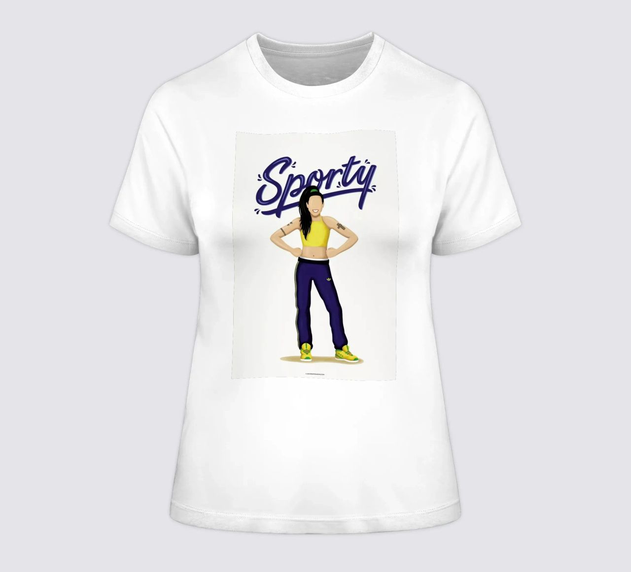 Sporty Frauen T-Shirt von Nour Tohme
