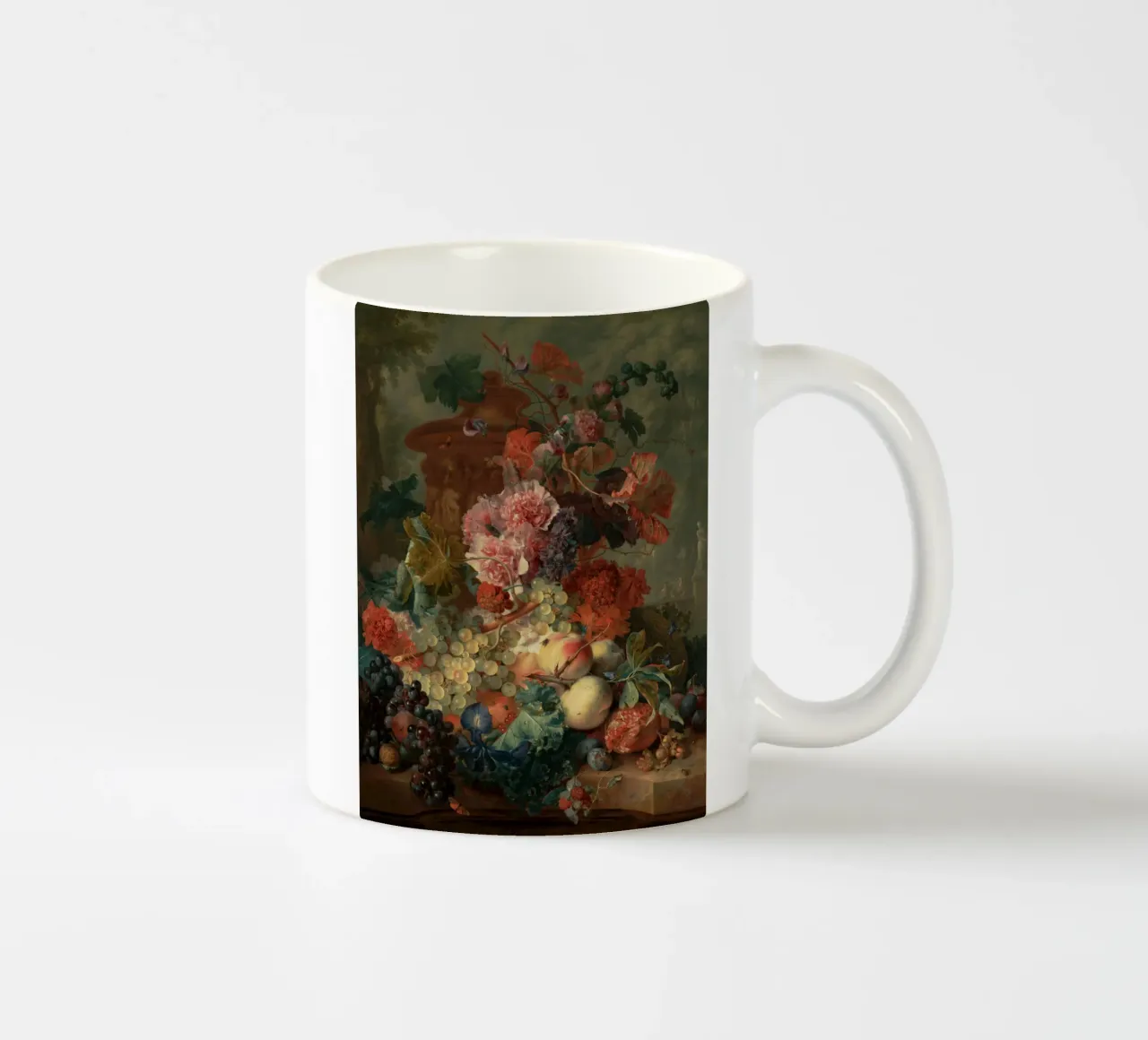 Jan van Huysum - Pezzo di frutta tazza in ceramica da Timeless Artworks