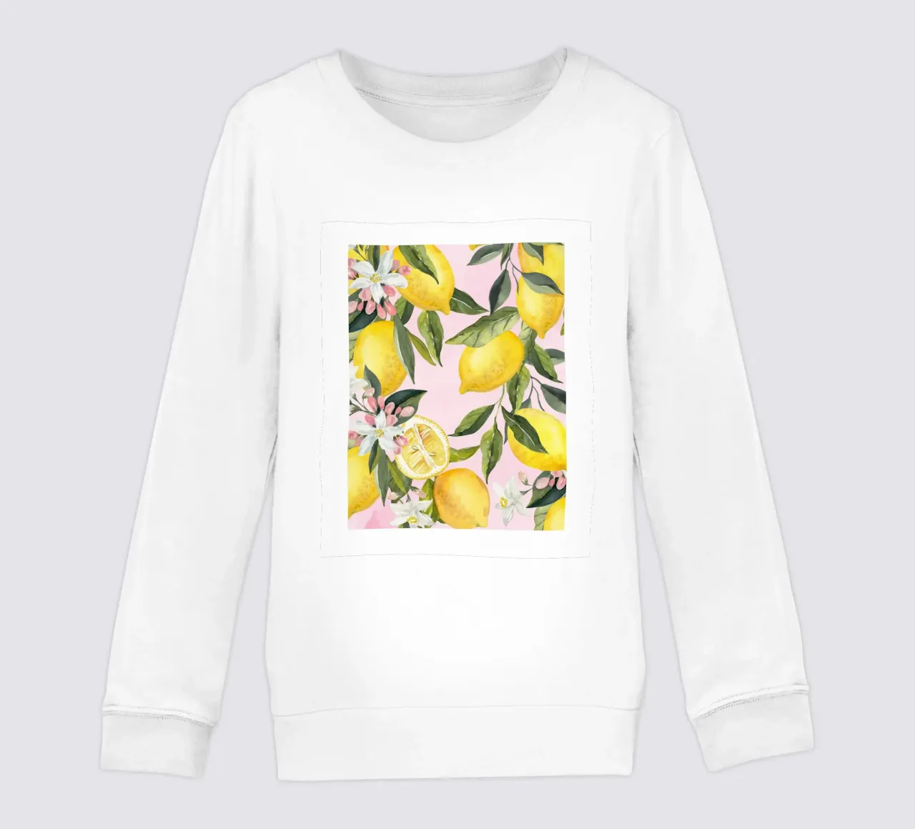 Zitrone Poster, Obst Poster, Limoncello Italien Druck Kinder Sweatshirt von Bella Studio