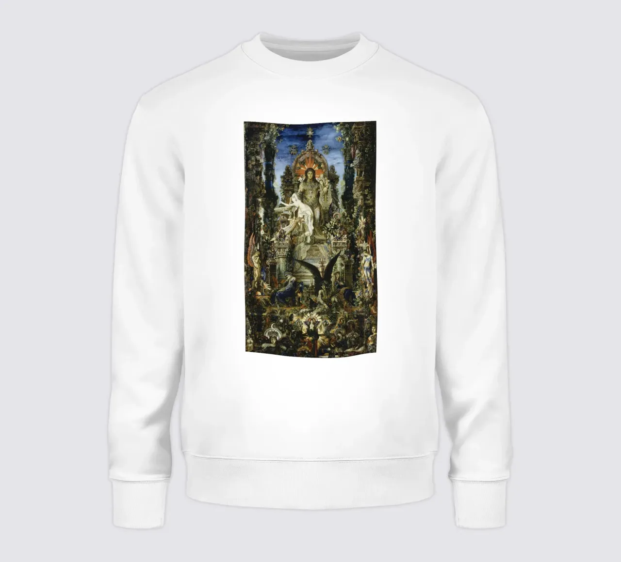 Gustave Moreau - Jupiter and Semele sweatshirt by Timeless Artworks