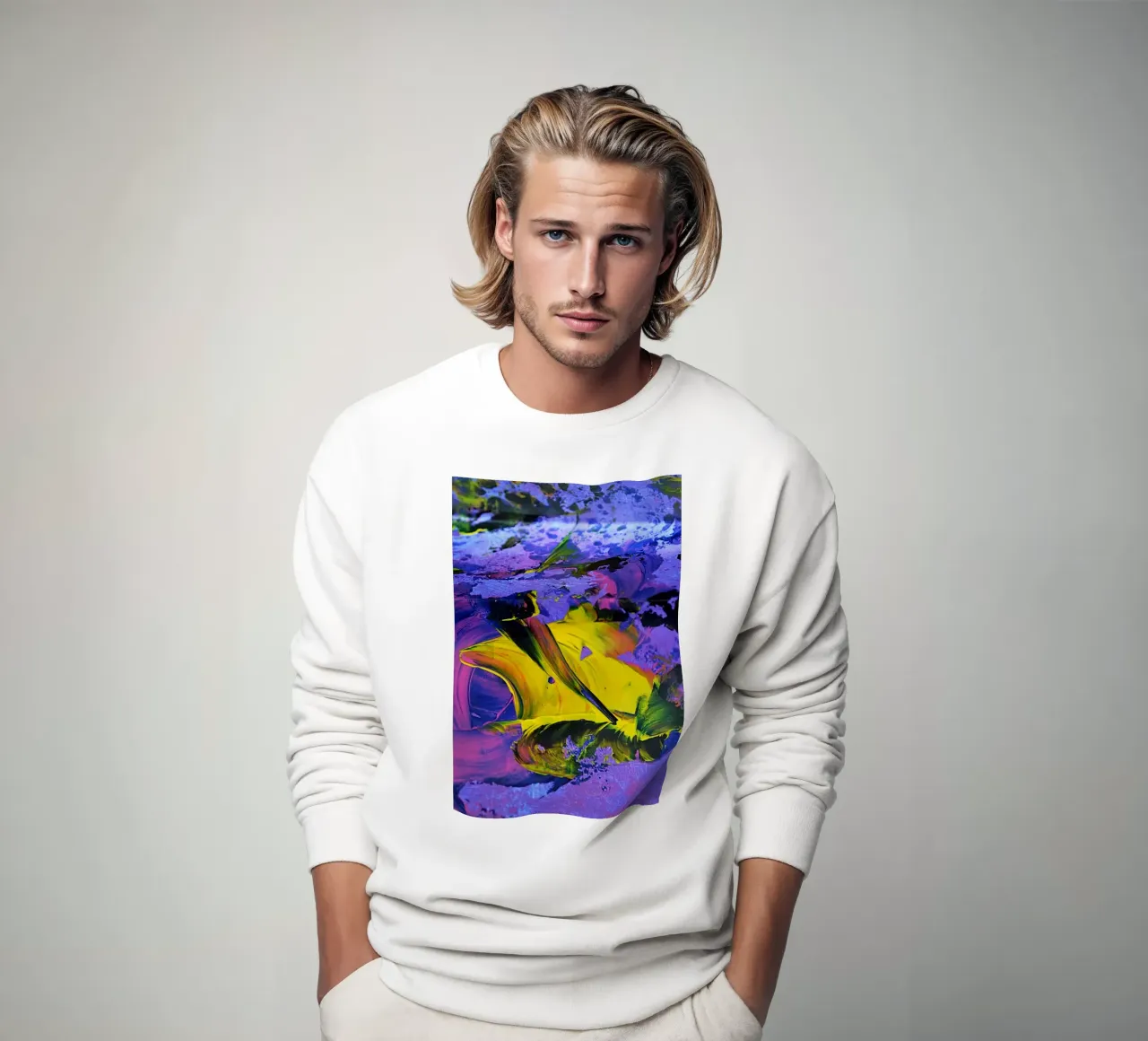 3D PAINTING 2 felpa da Thierry Vobmann Abstract painting