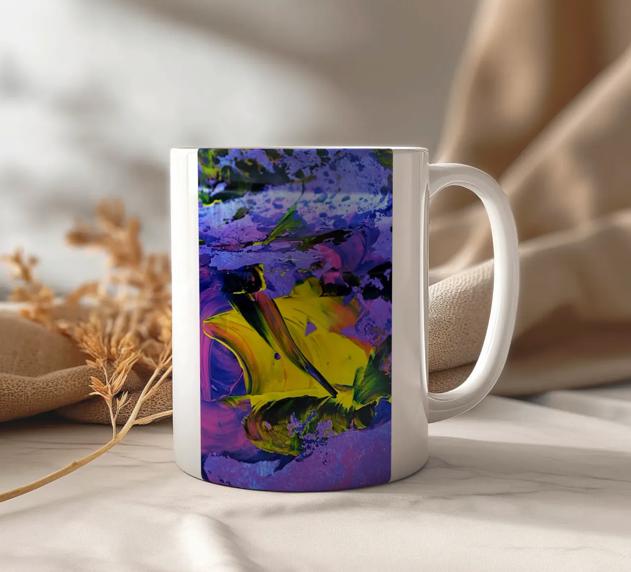 3D PAINTING 2 tazza in ceramica da Thierry Vobmann Abstract painting