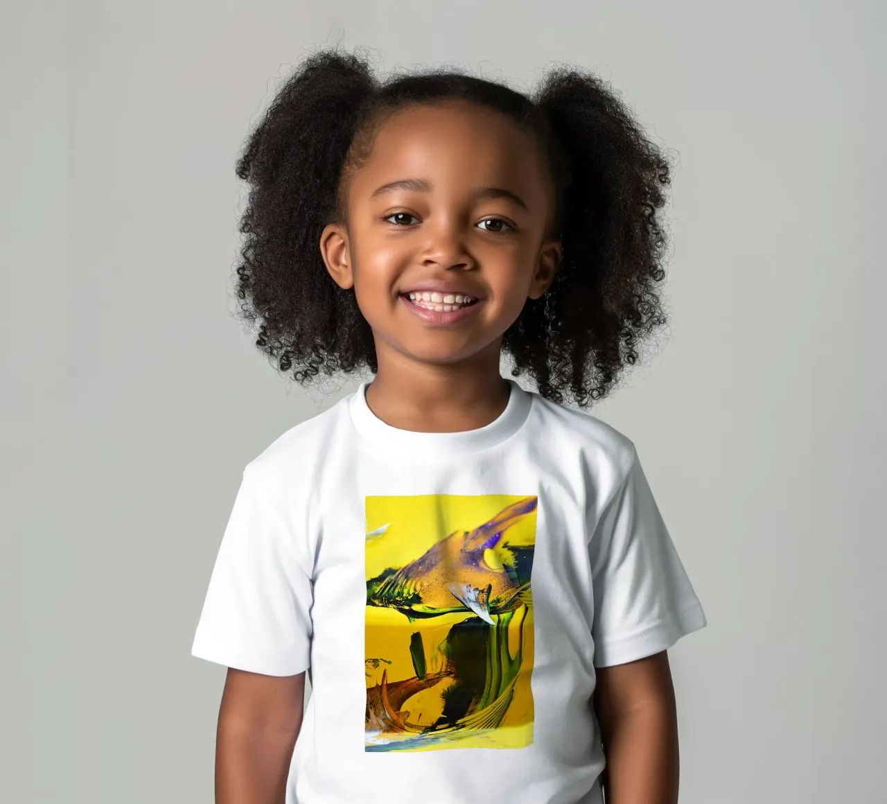 3D PAINTING 3 kids t-shirt by Thierry Vobmann Abstract painting