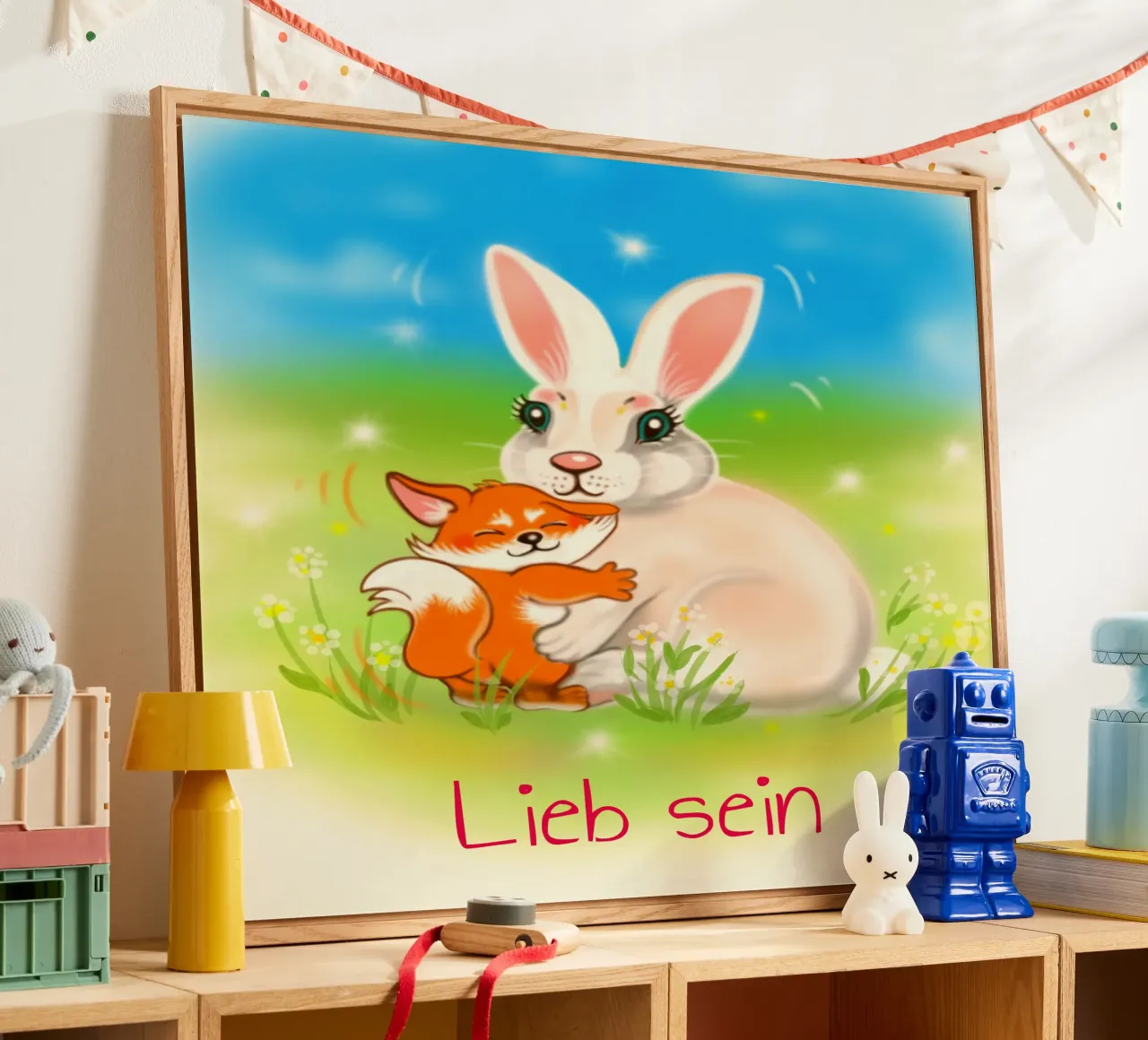 Lieb sein plexiglass da Happy 😃 Art 🎨 by Christine Schnoell