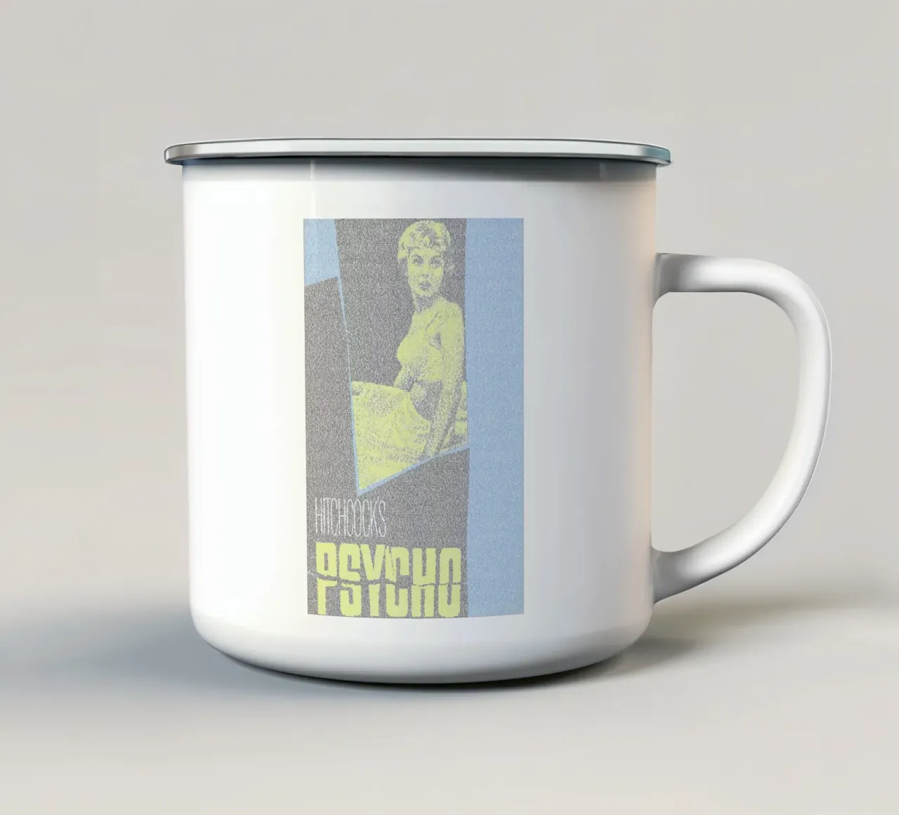 Psycho tazza in smalto da Robotic Ewe