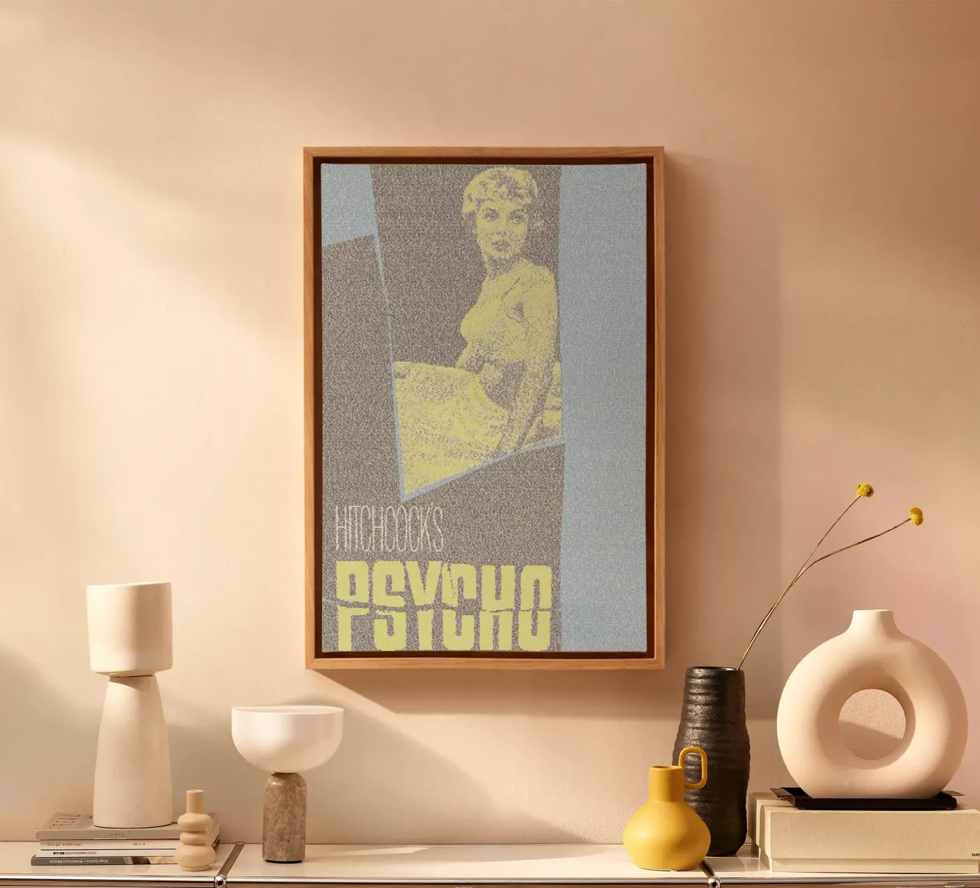 Psycho Leinwand von Robotic Ewe