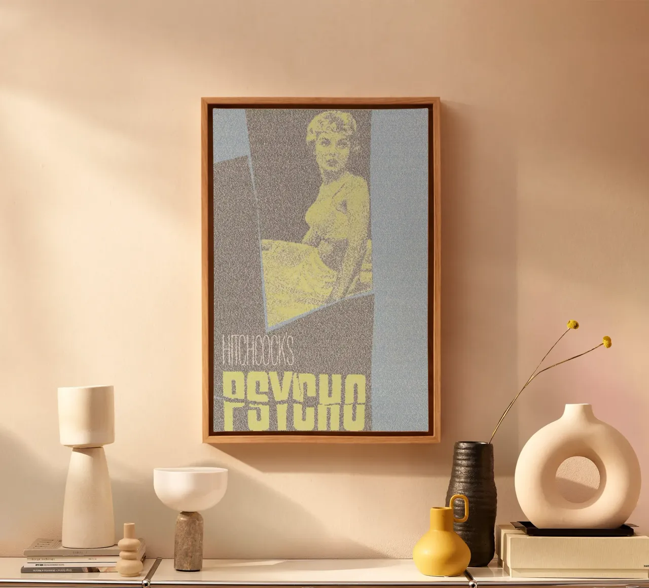 Psycho canvas by Robotic Ewe