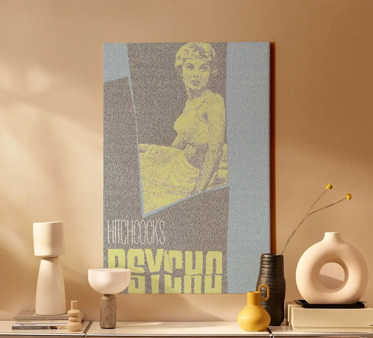 Psycho canvas by Robotic Ewe