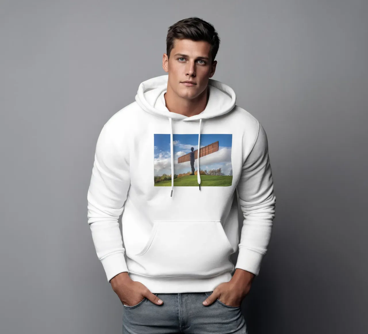 Angelo del Nord felpa con cappuccio da Dave Hare Photography