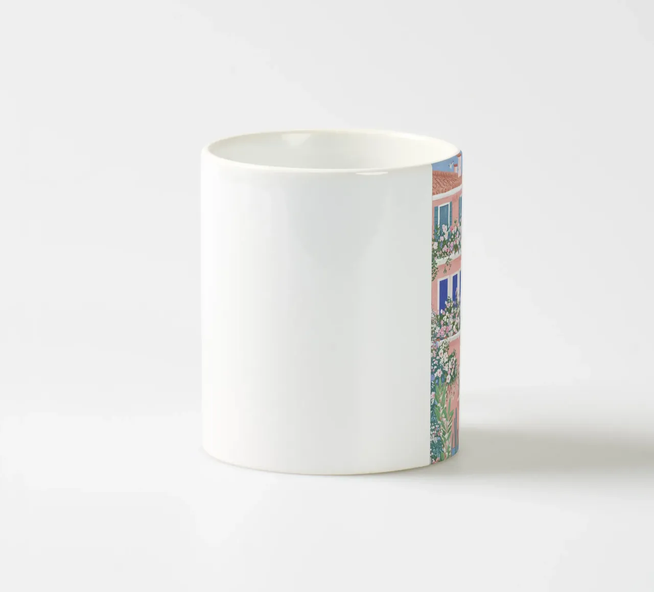 Venice Poster, Italy Print, Flower Market Art, Italian Art ceramic mug by Gaia