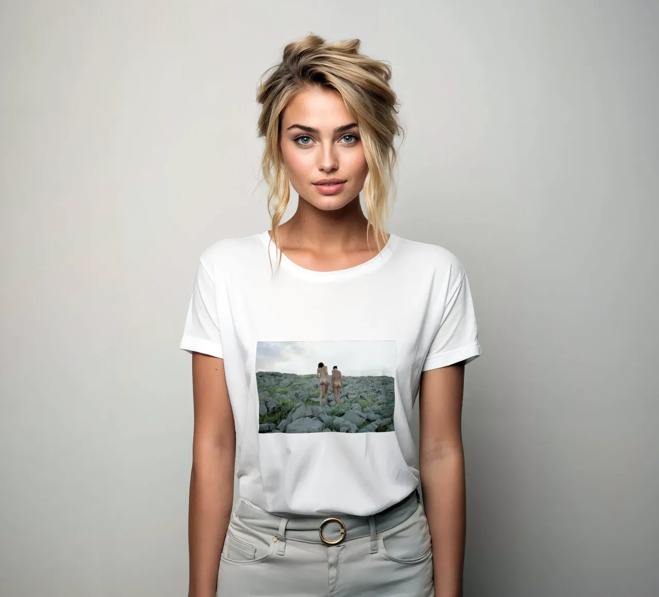 Consonance women's fitted t-shirt by Matevž Kosterov